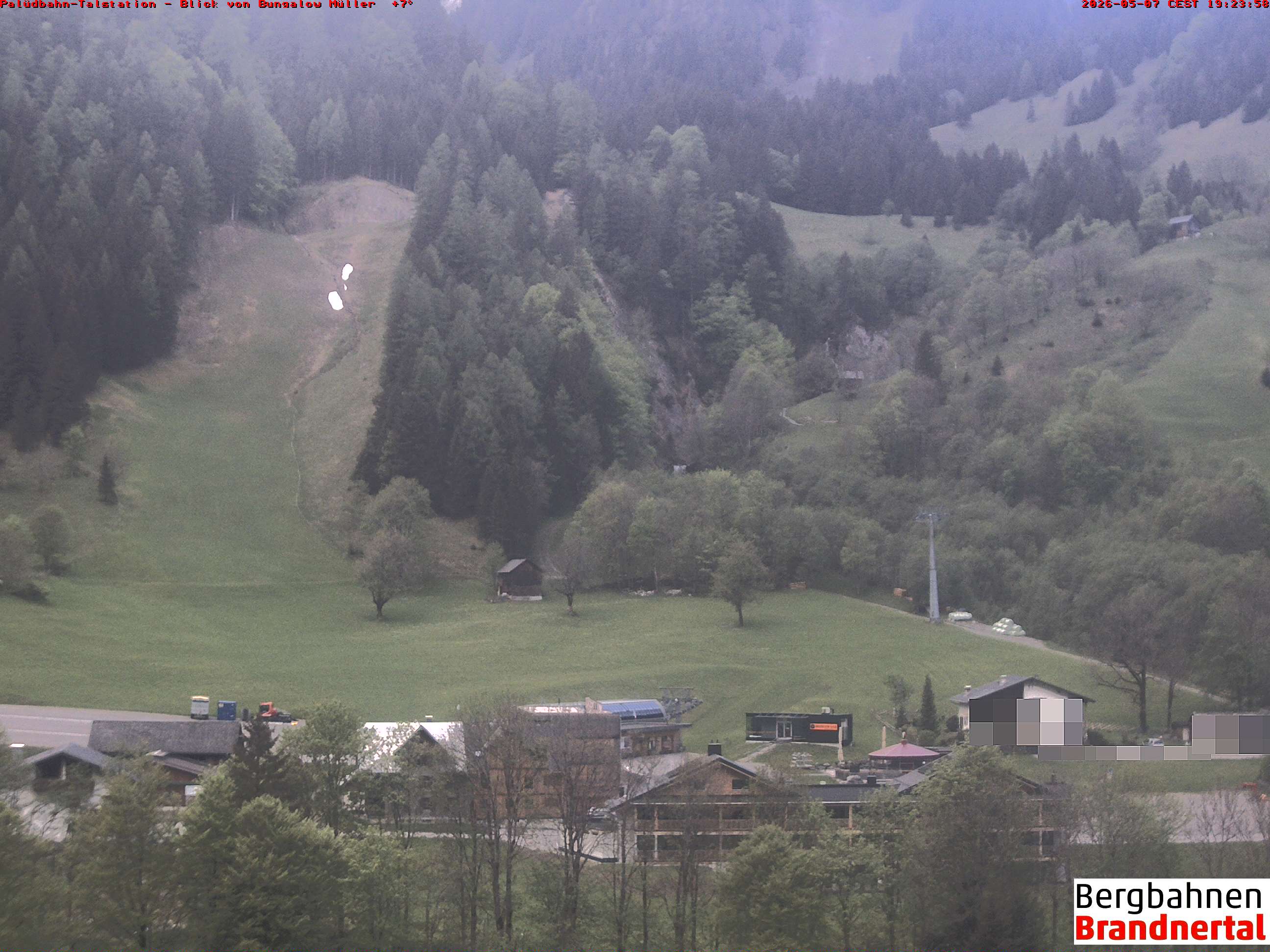 Blick auf Palüdbahn von Bungalow Müller