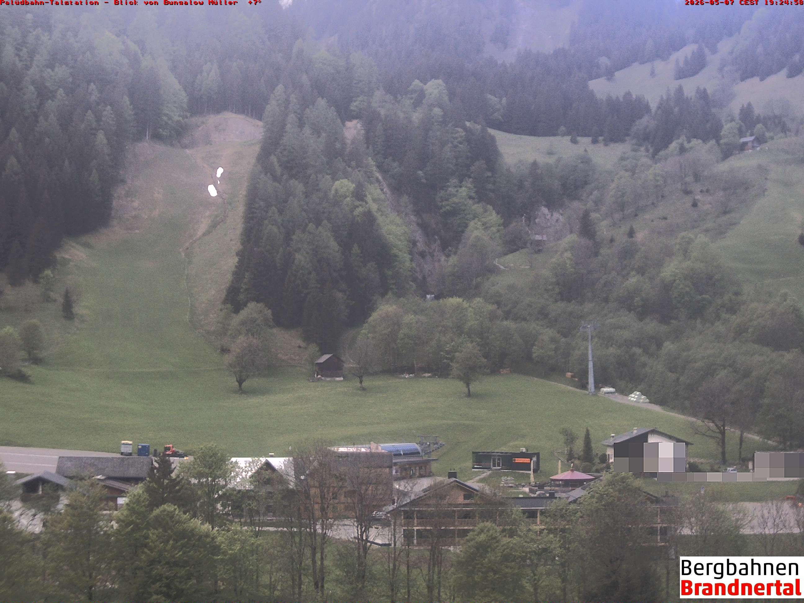 Blick auf Palüdbahn von Bungalow Müller