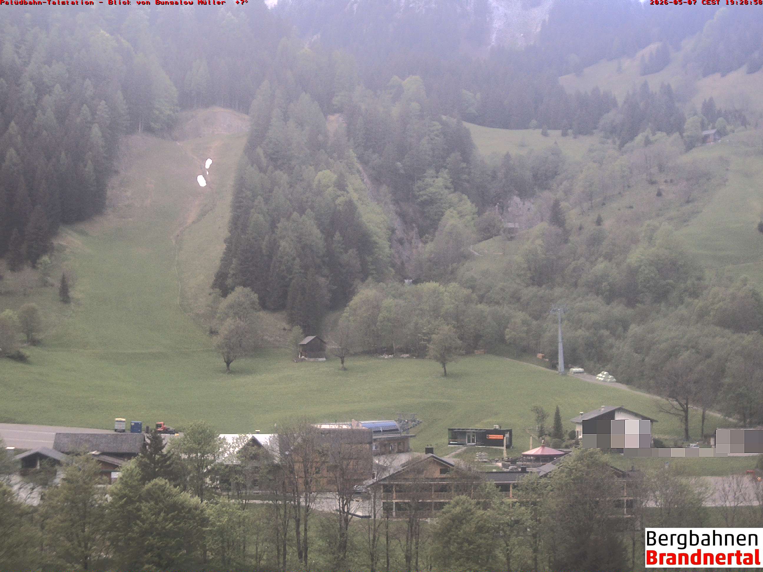 Blick auf Palüdbahn von Bungalow Müller