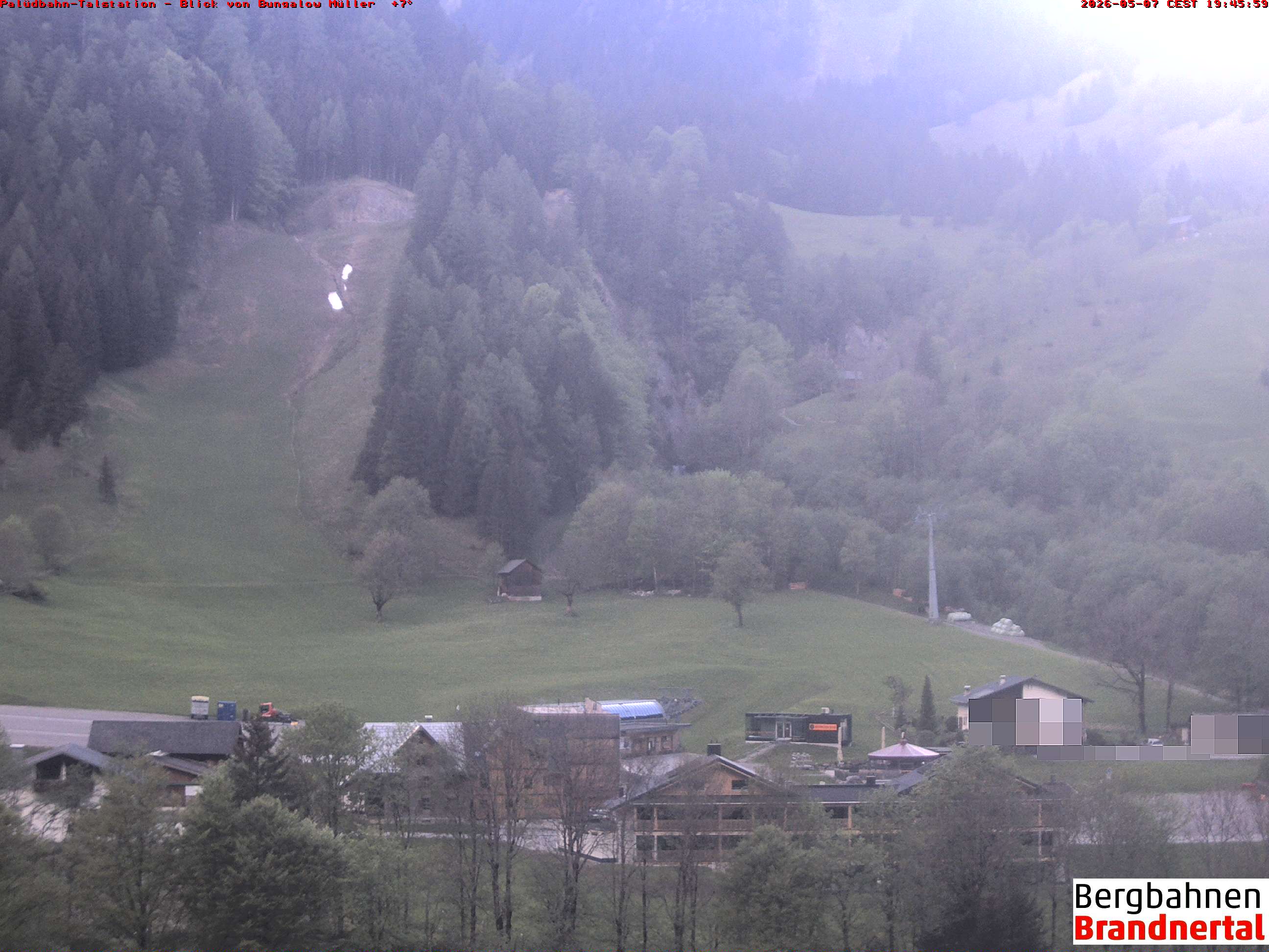 Blick auf Palüdbahn von Bungalow Müller