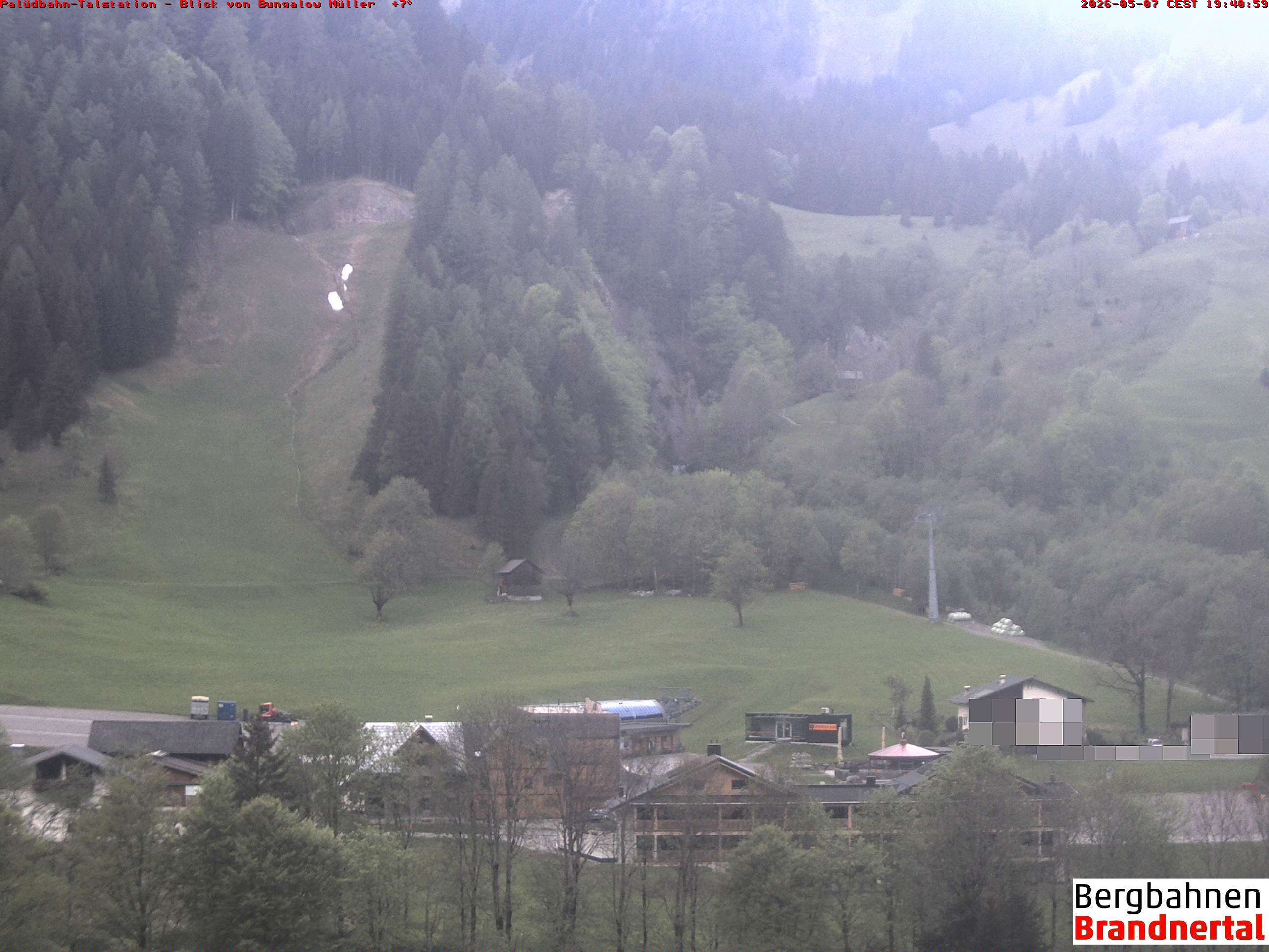 Blick auf Palüdbahn von Bungalow Müller