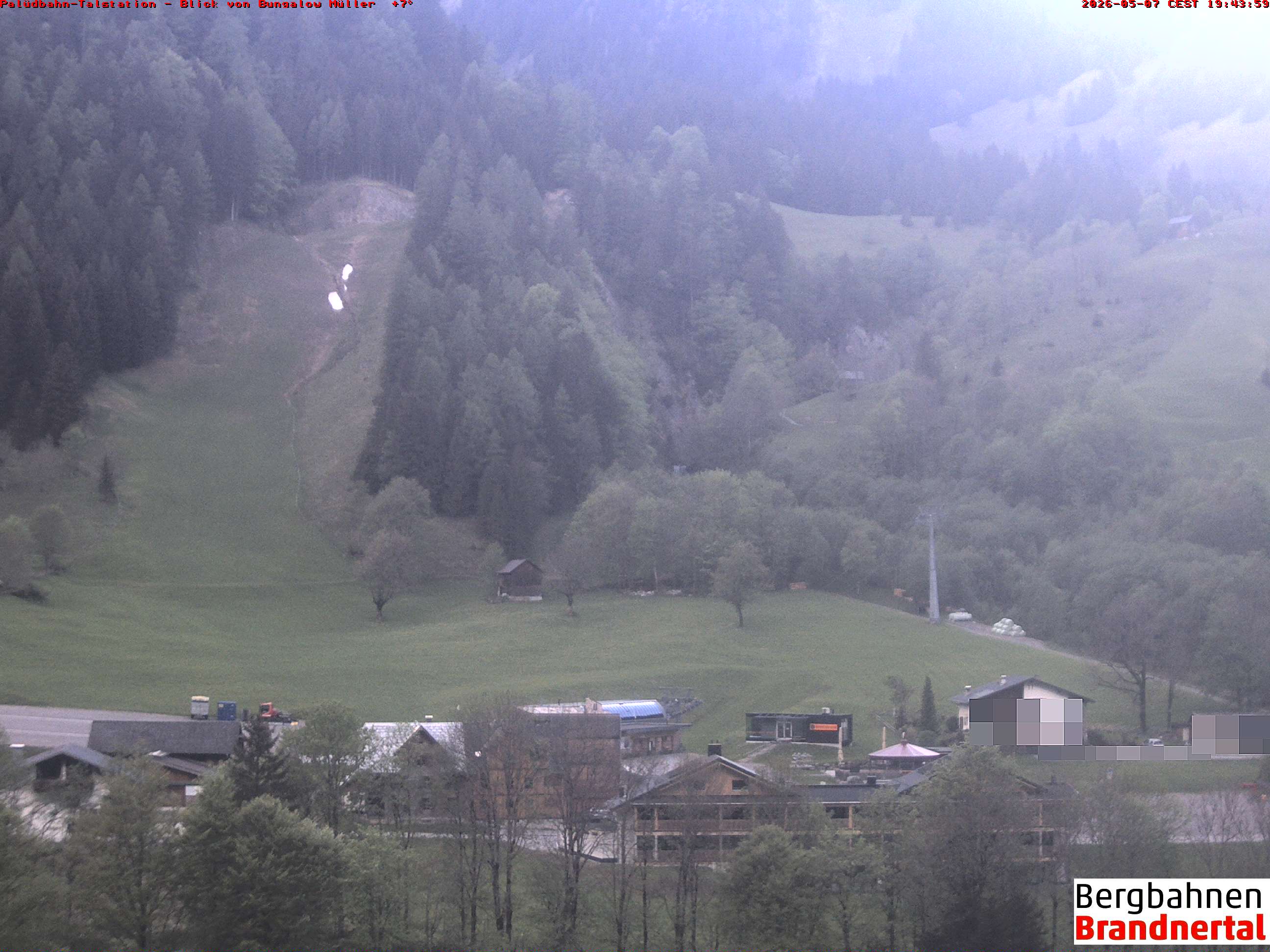 Blick auf Palüdbahn von Bungalow Müller