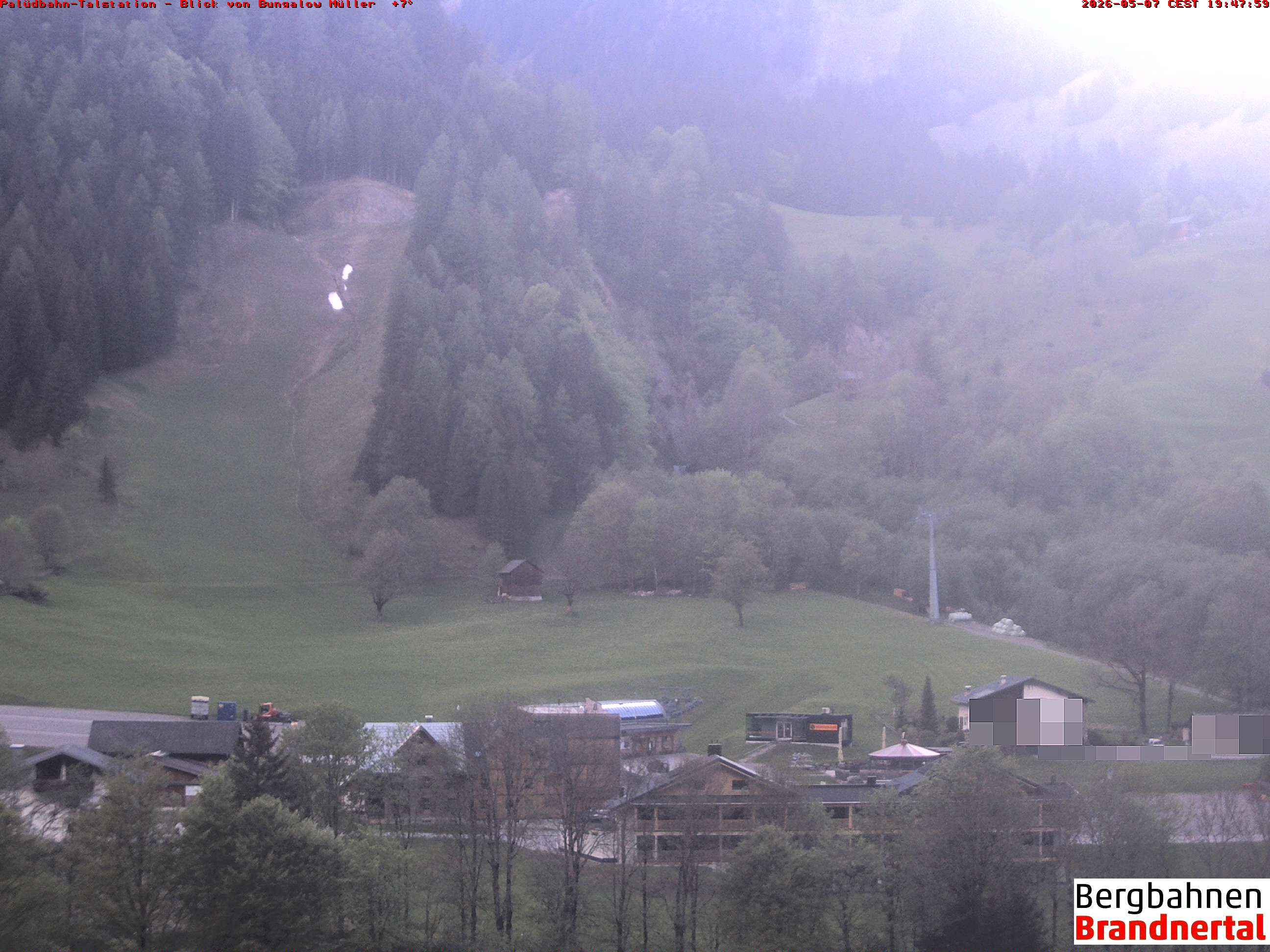 Blick auf Palüdbahn von Bungalow Müller
