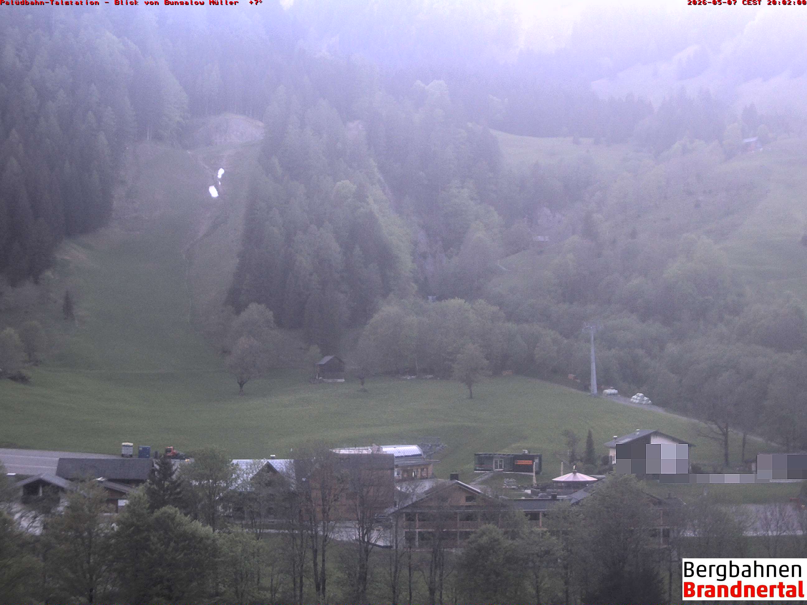 Blick auf Palüdbahn von Bungalow Müller