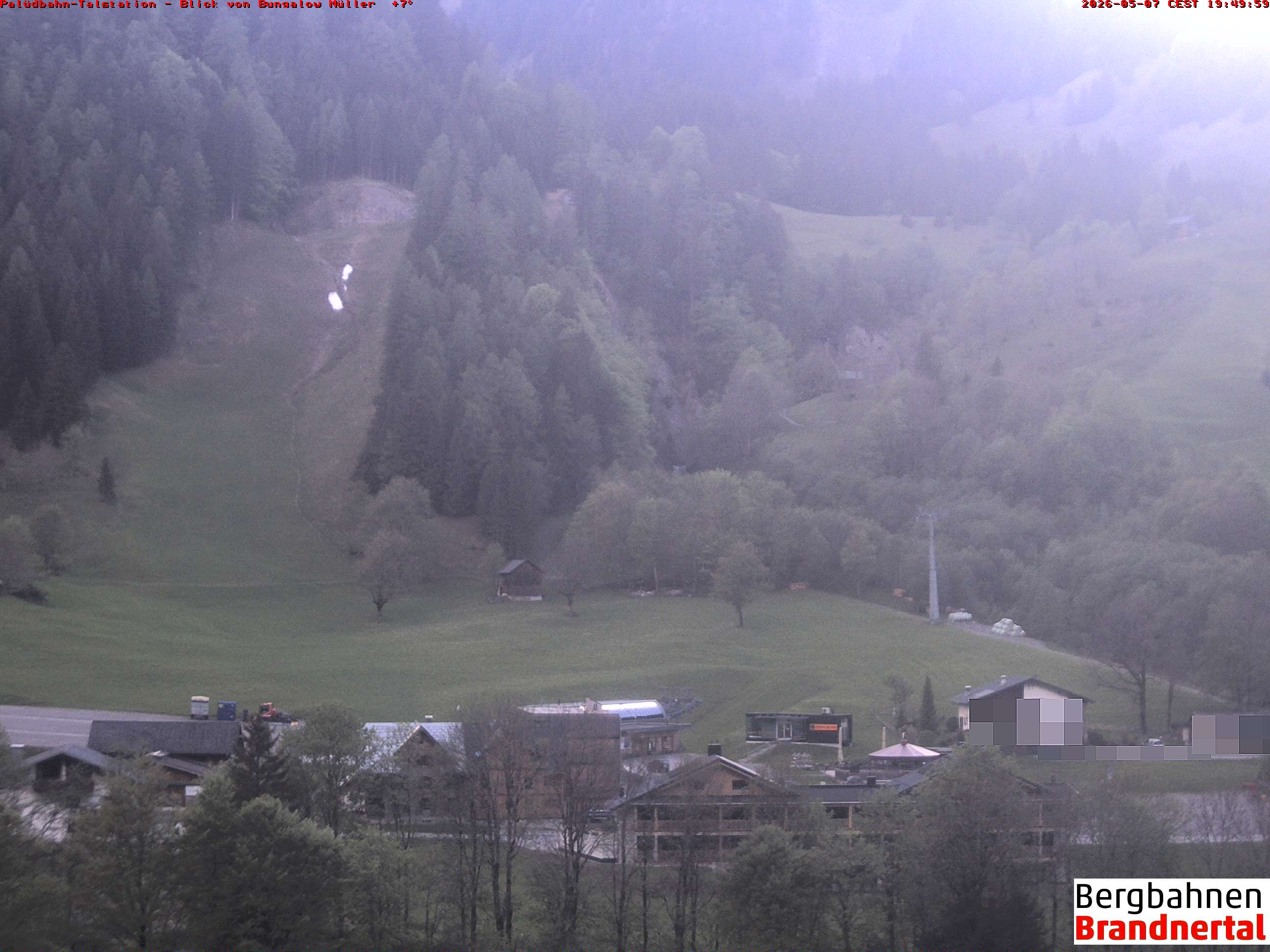 Blick auf Palüdbahn von Bungalow Müller