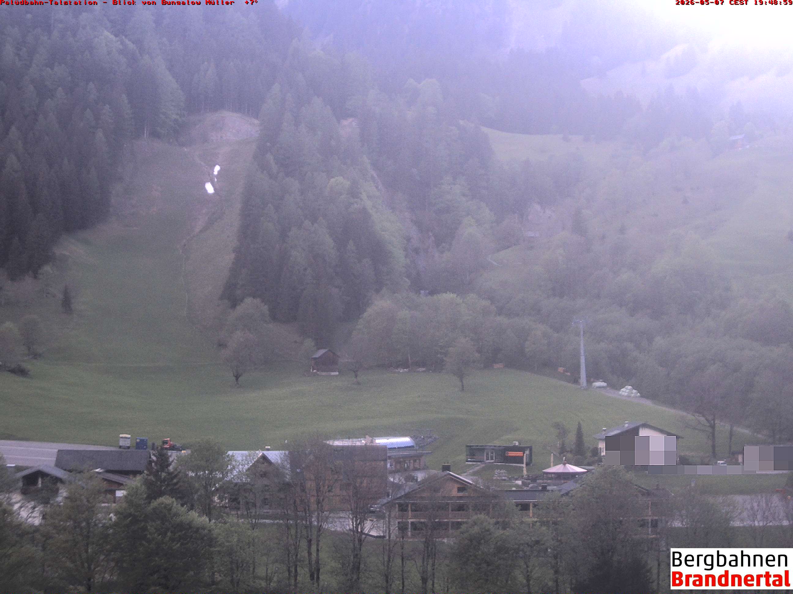 Blick auf Palüdbahn von Bungalow Müller