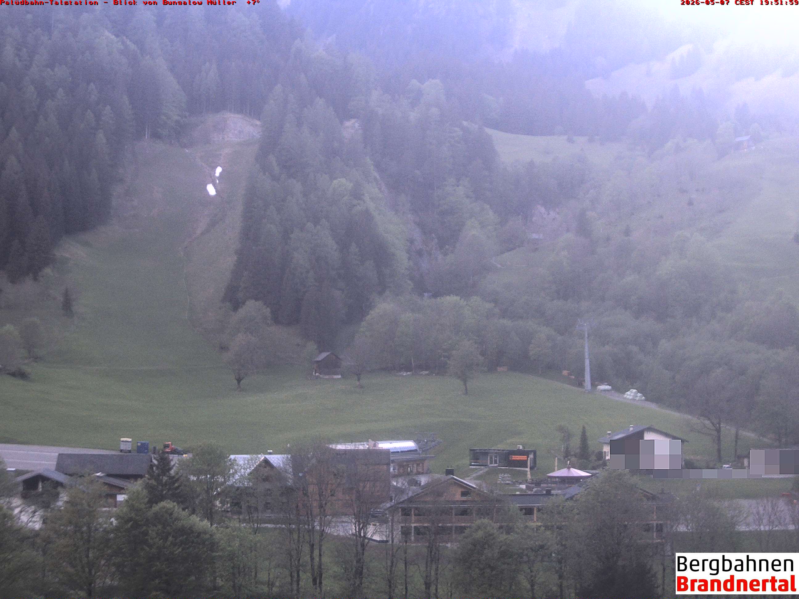 Blick auf Palüdbahn von Bungalow Müller