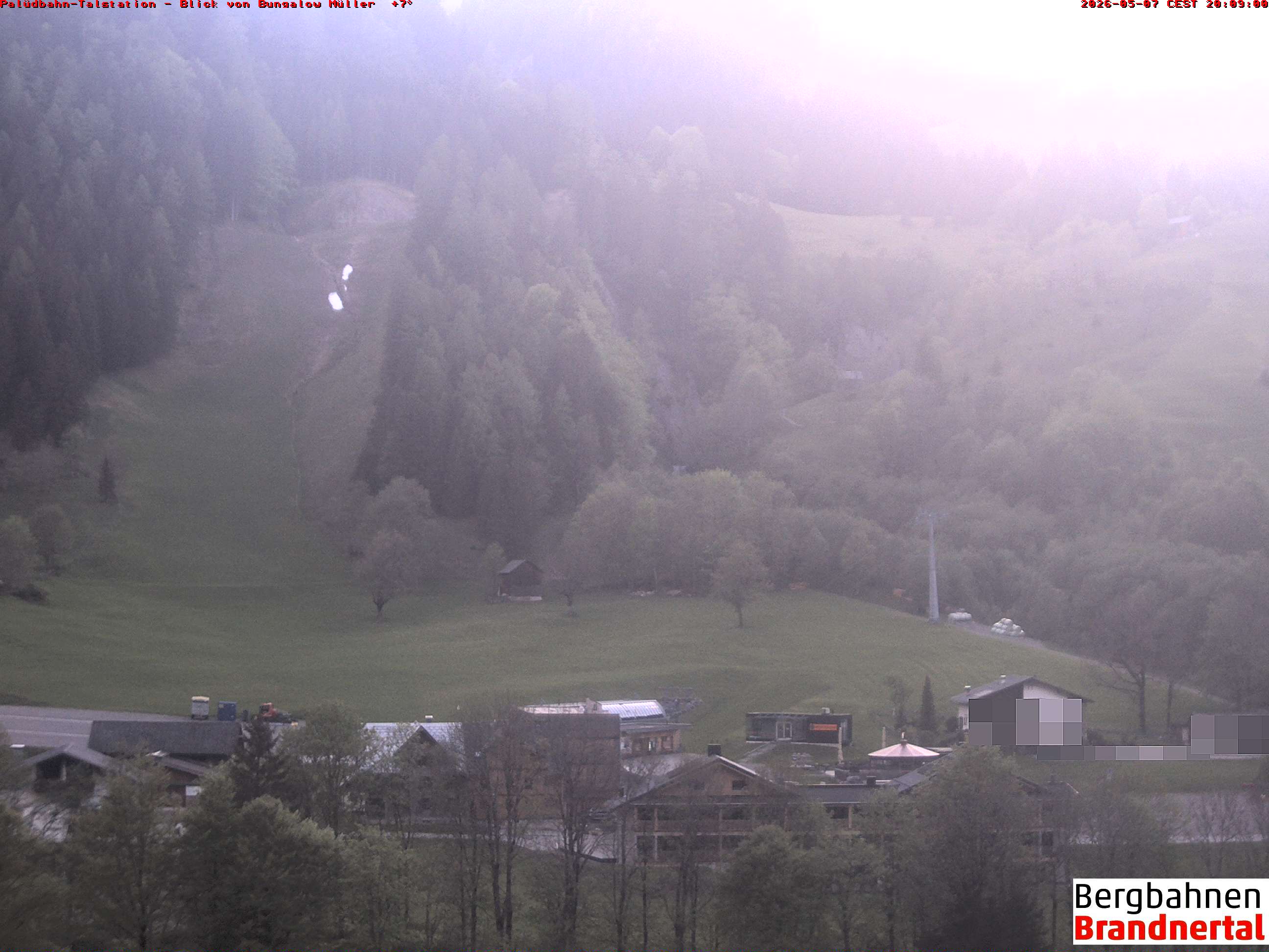 Blick auf Palüdbahn von Bungalow Müller