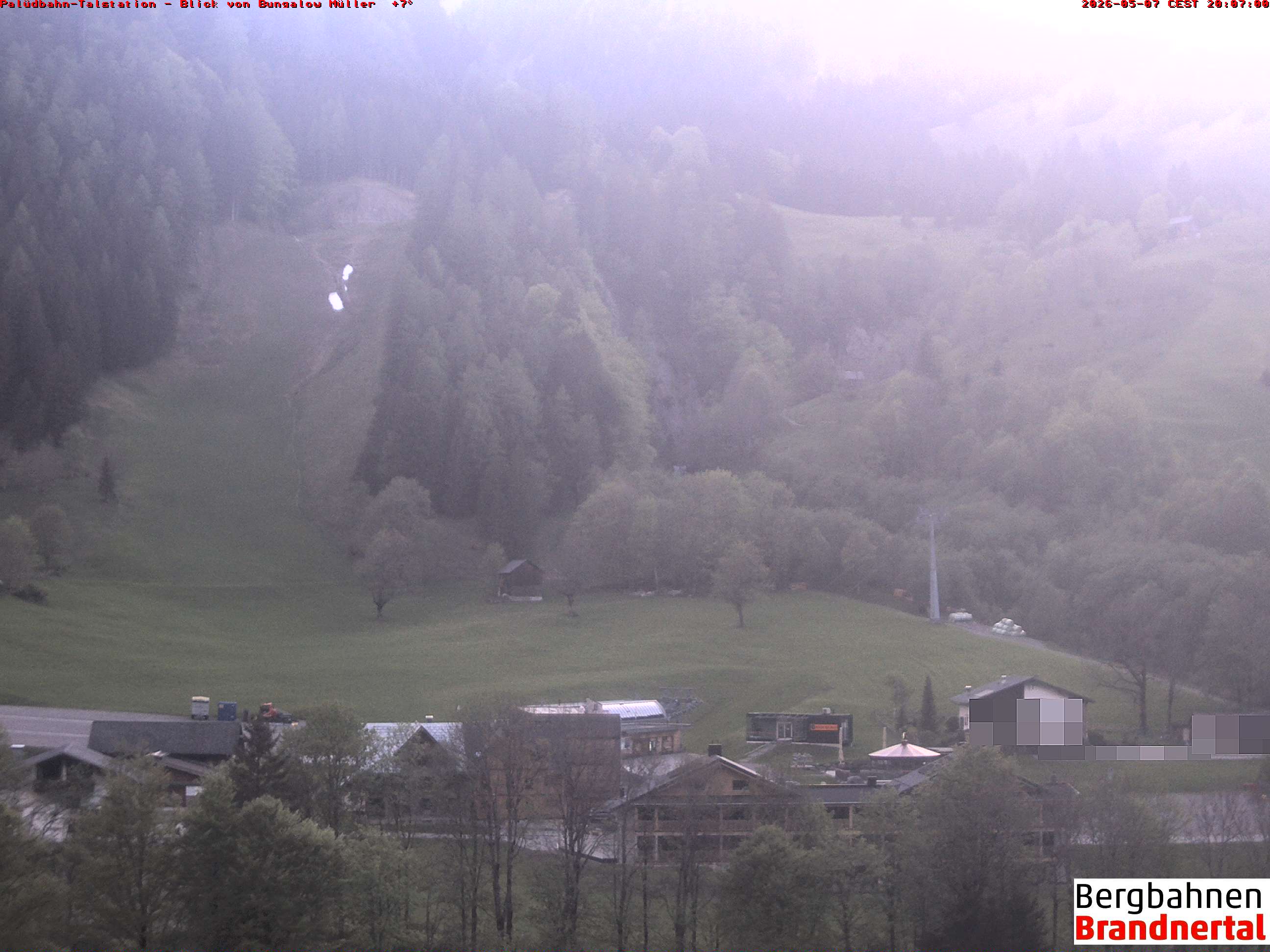 Blick auf Palüdbahn von Bungalow Müller