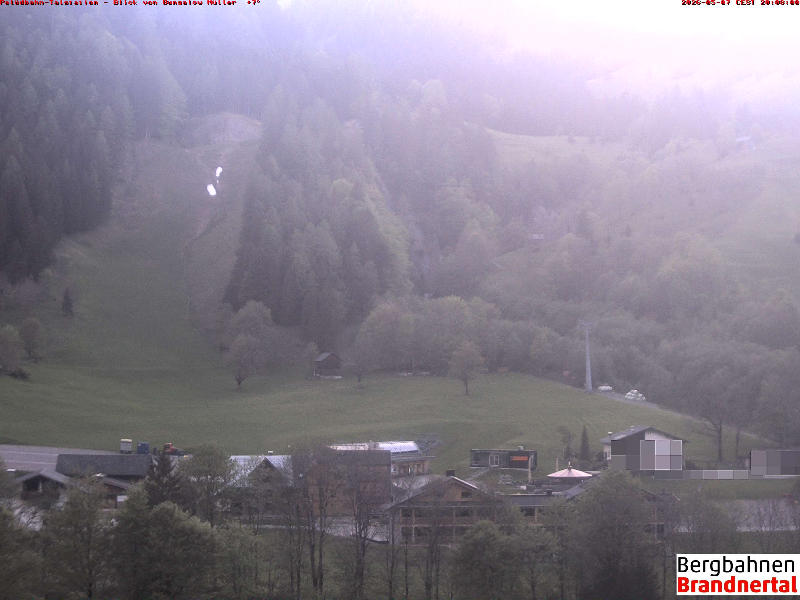 Blick auf Palüdbahn von Bungalow Müller