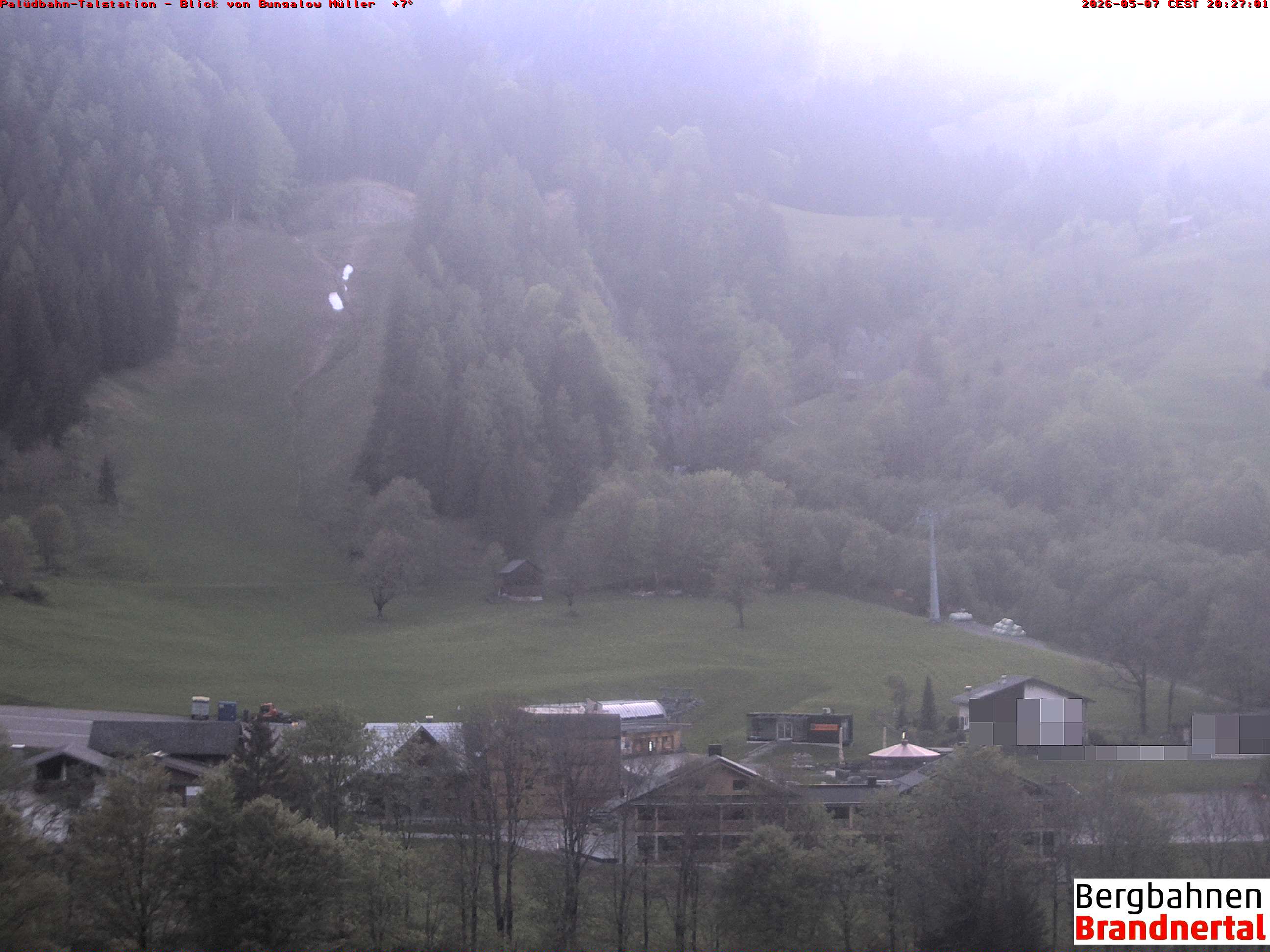 Blick auf Palüdbahn von Bungalow Müller