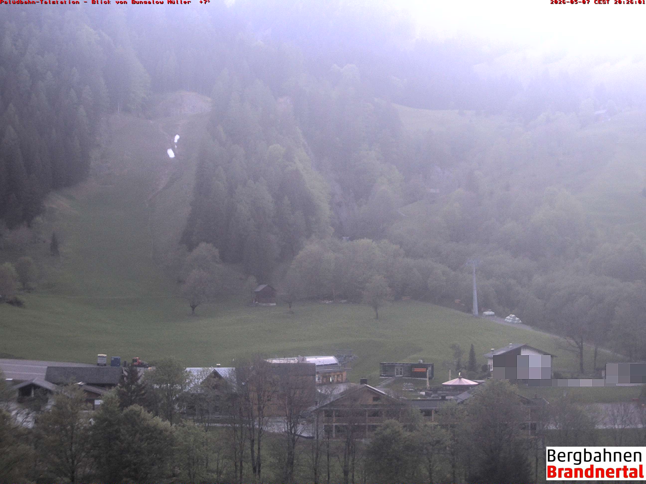 Blick auf Palüdbahn von Bungalow Müller