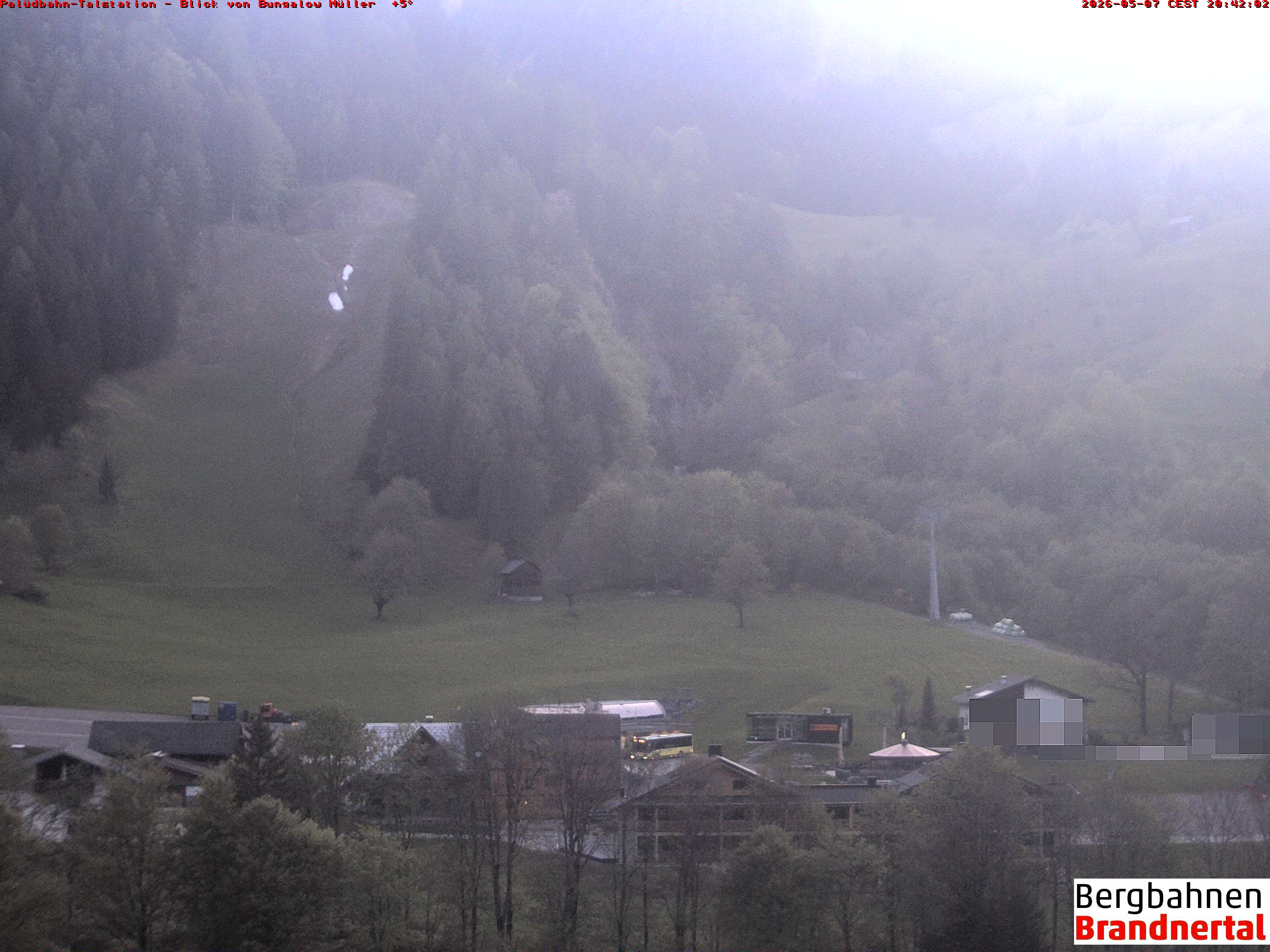 Blick auf Palüdbahn von Bungalow Müller