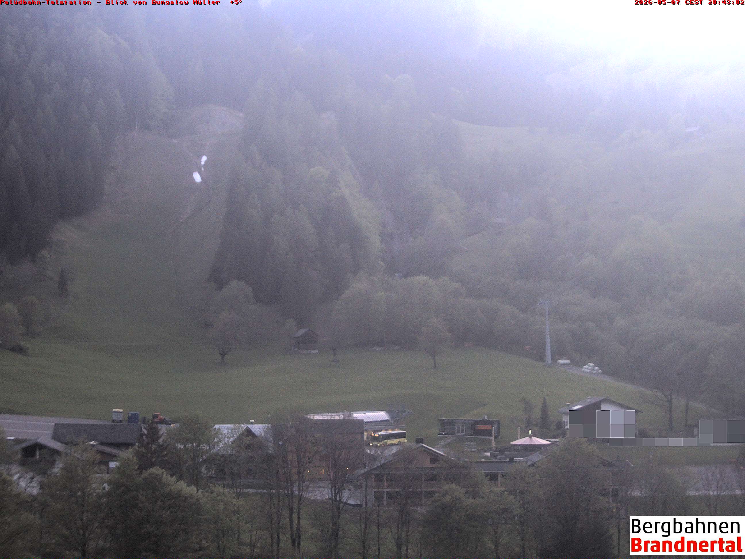 Blick auf Palüdbahn von Bungalow Müller