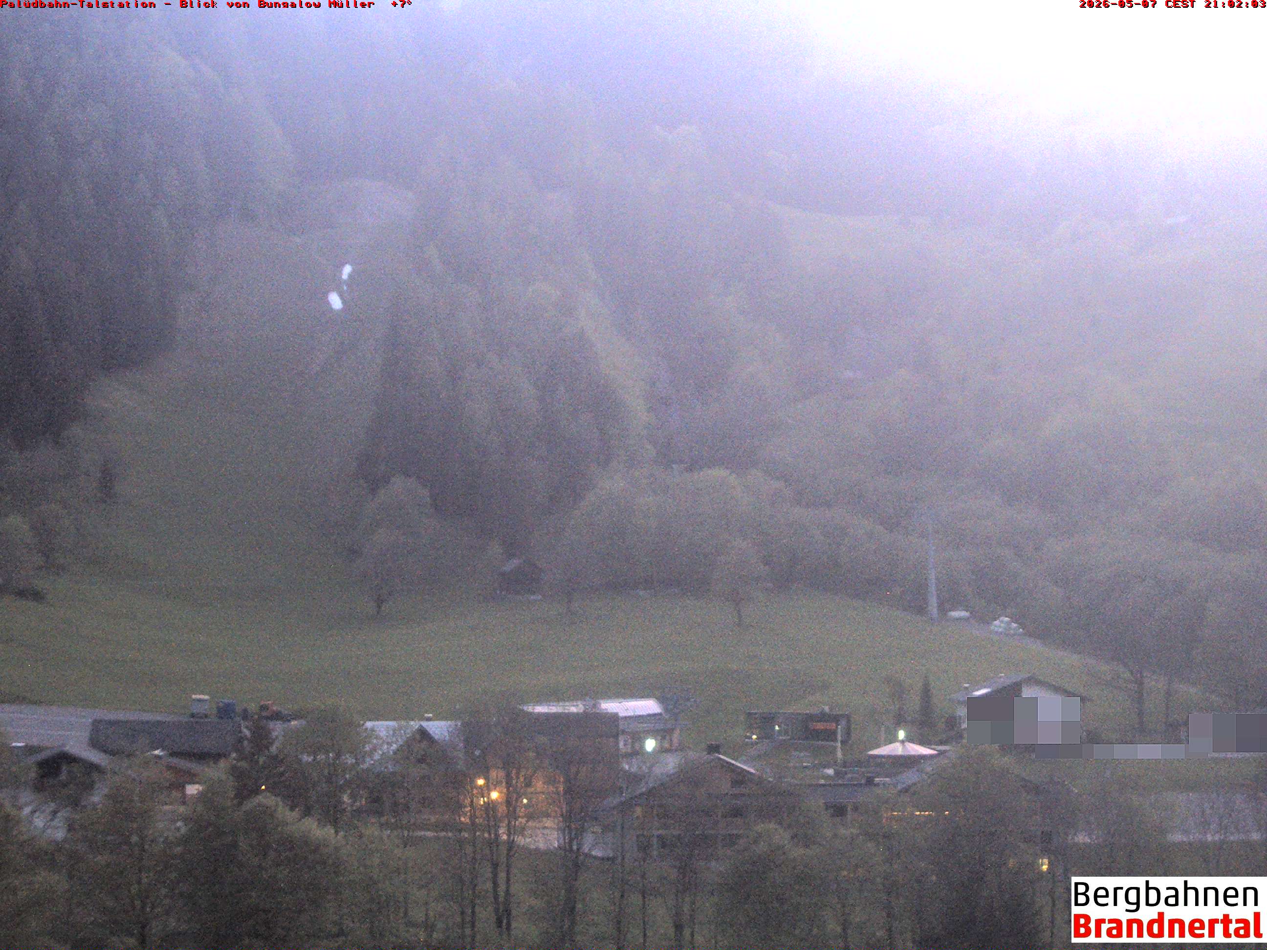 Blick auf Palüdbahn von Bungalow Müller
