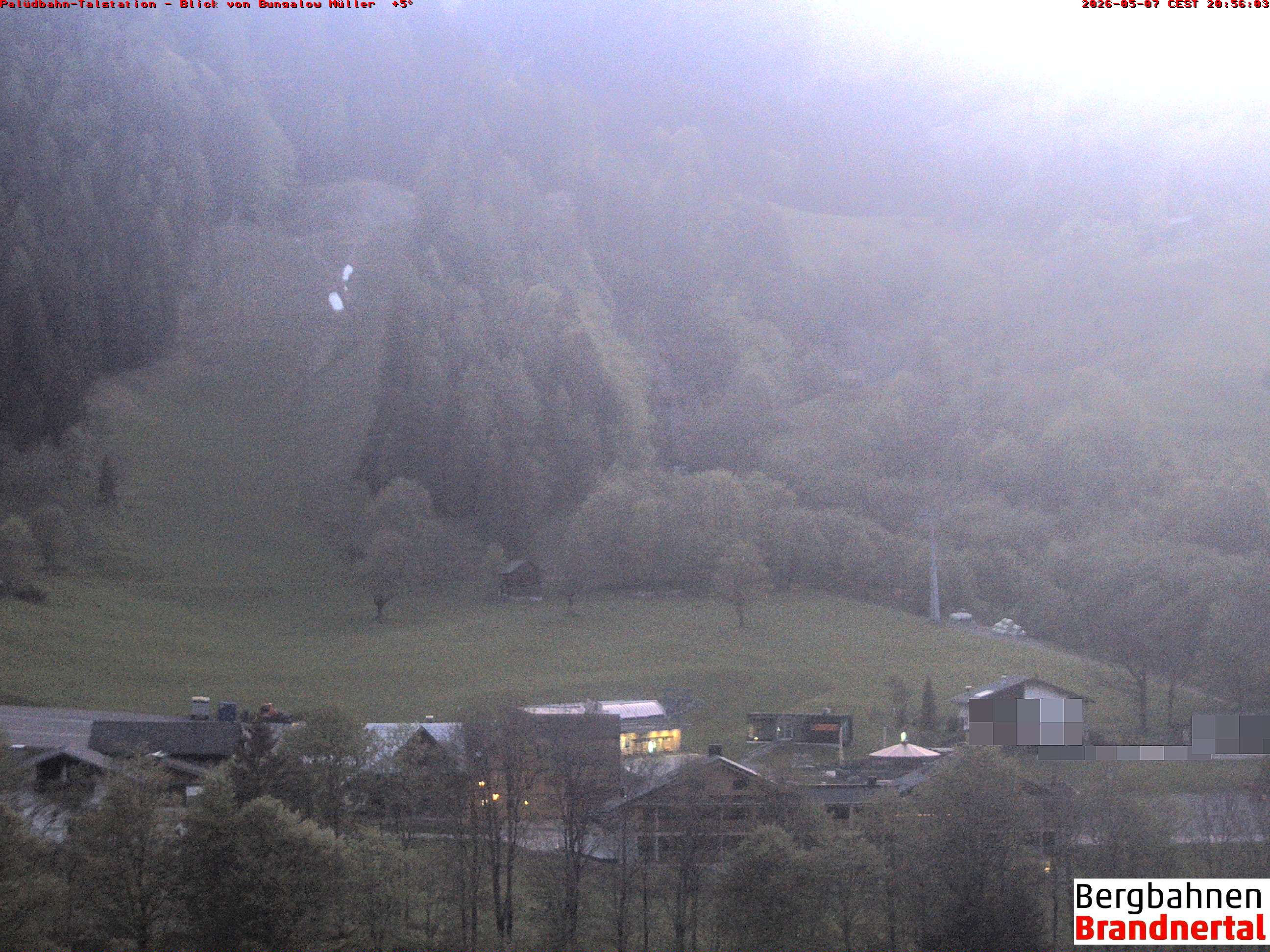 Blick auf Palüdbahn von Bungalow Müller