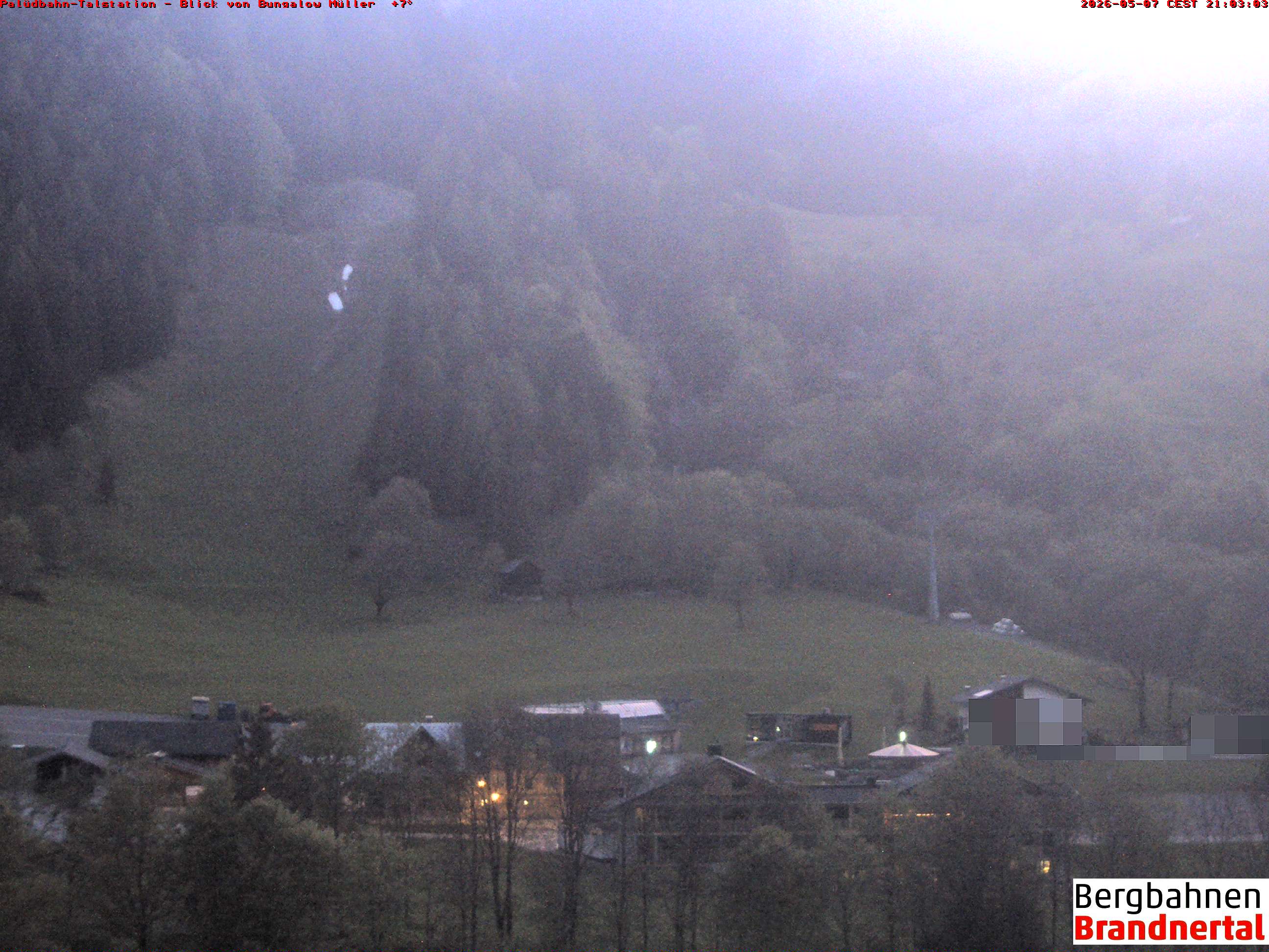 Blick auf Palüdbahn von Bungalow Müller