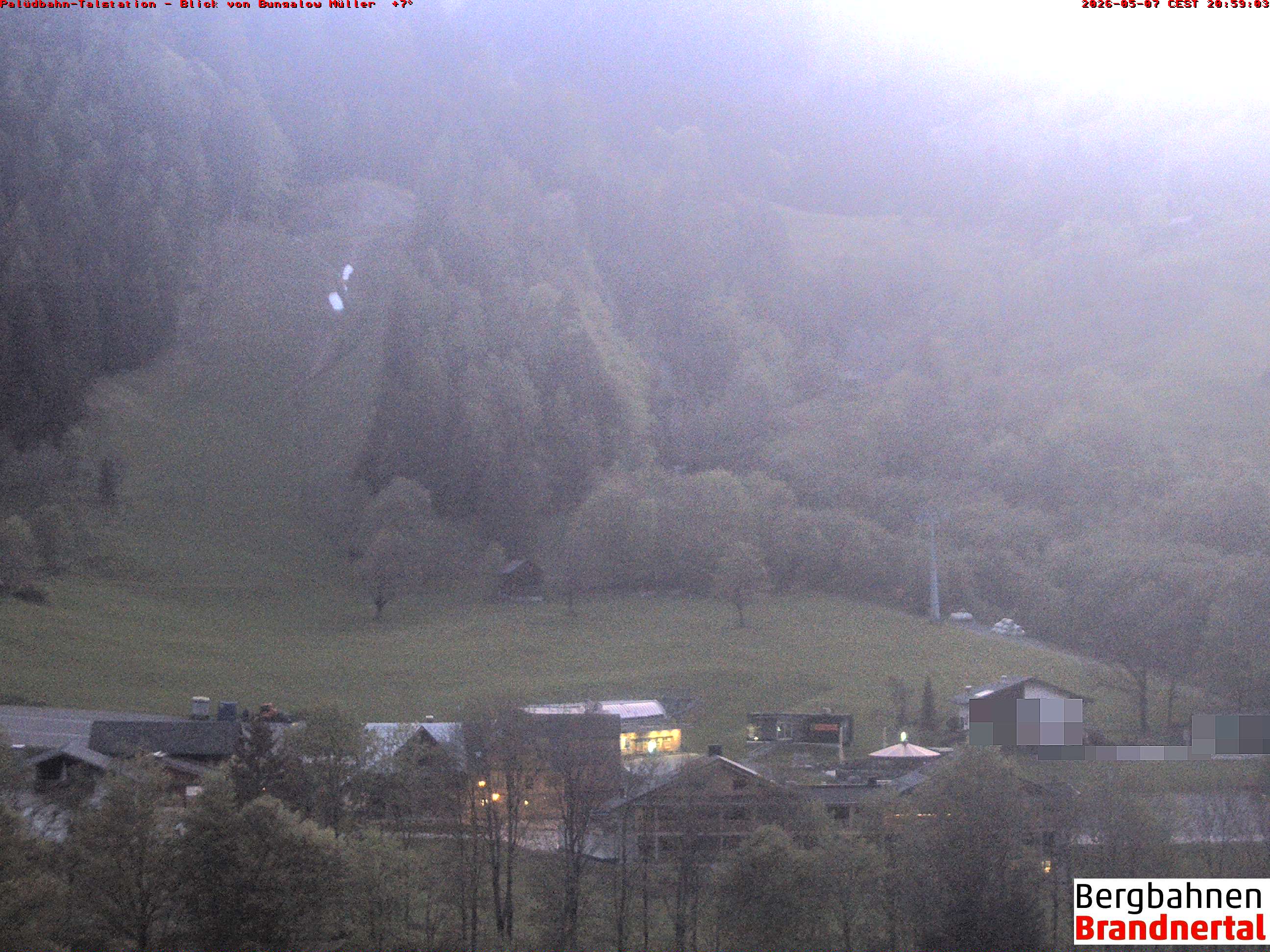 Blick auf Palüdbahn von Bungalow Müller