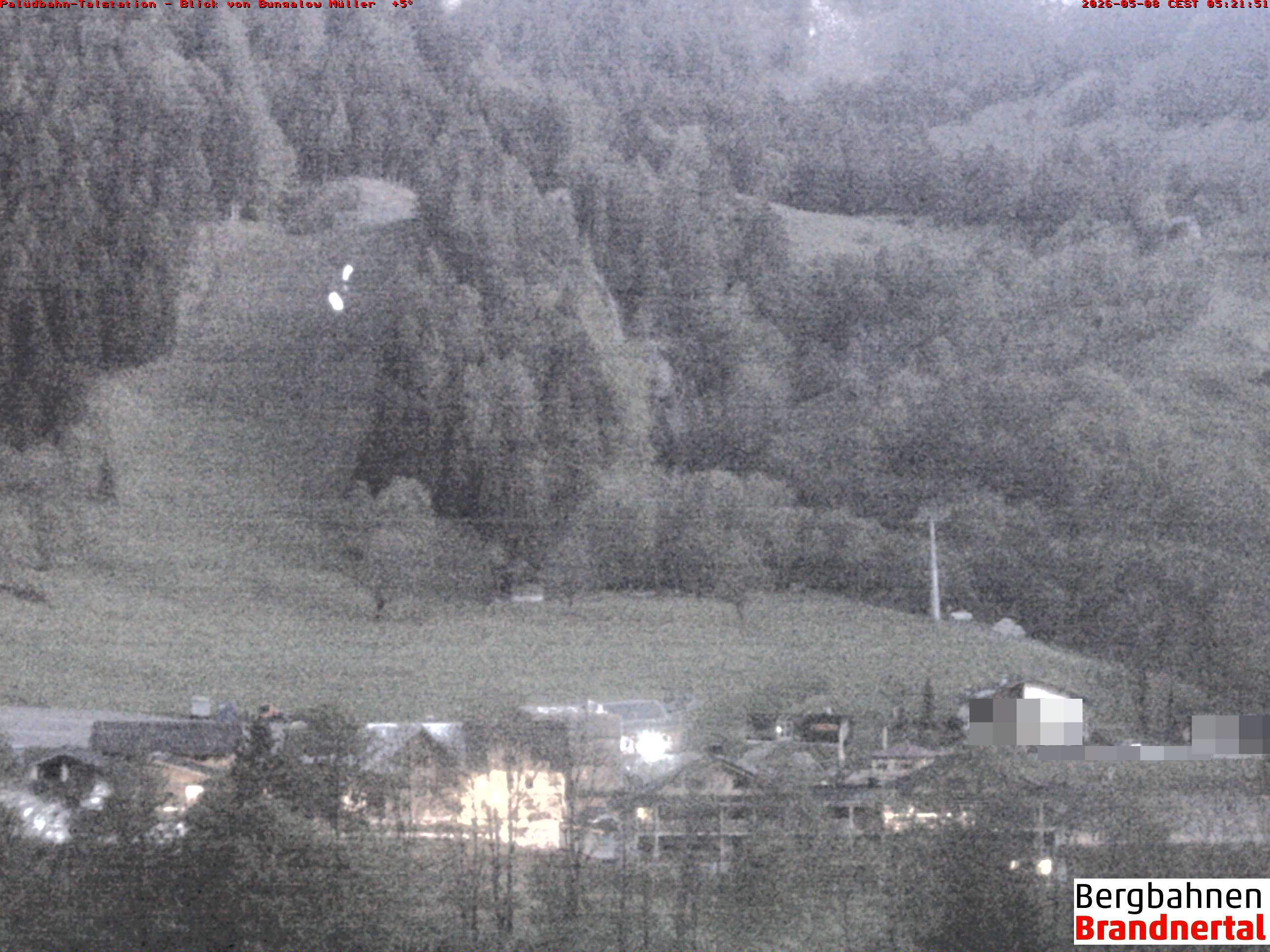 Blick auf Palüdbahn von Bungalow Müller