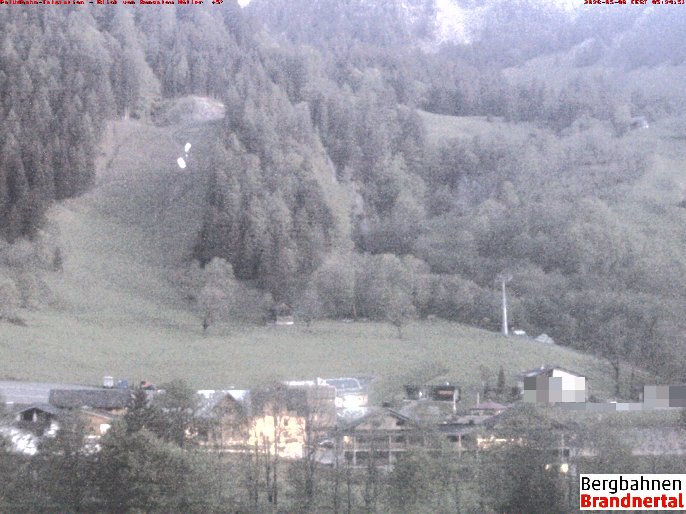 Blick auf Palüdbahn von Bungalow Müller