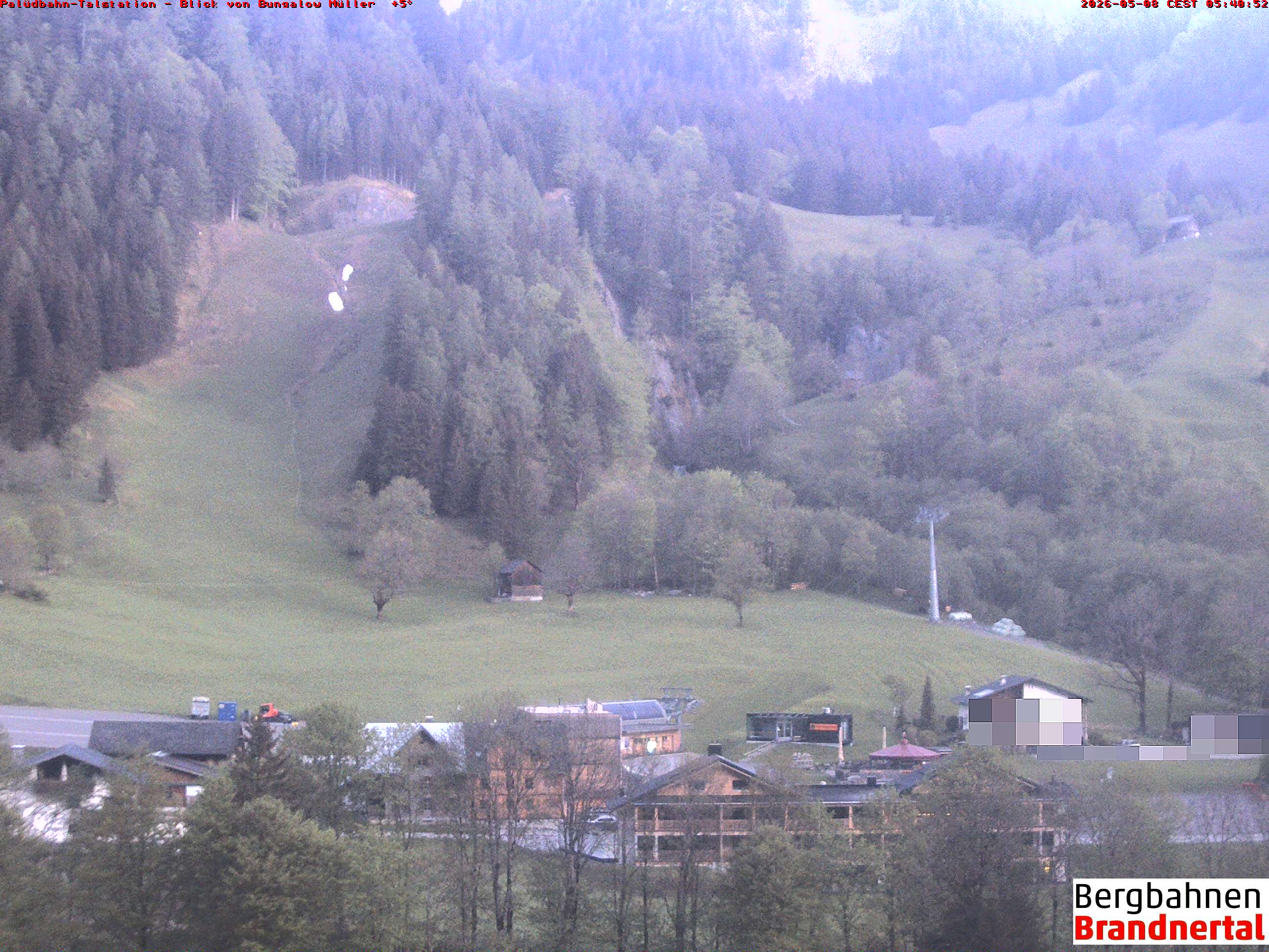 Blick auf Palüdbahn von Bungalow Müller