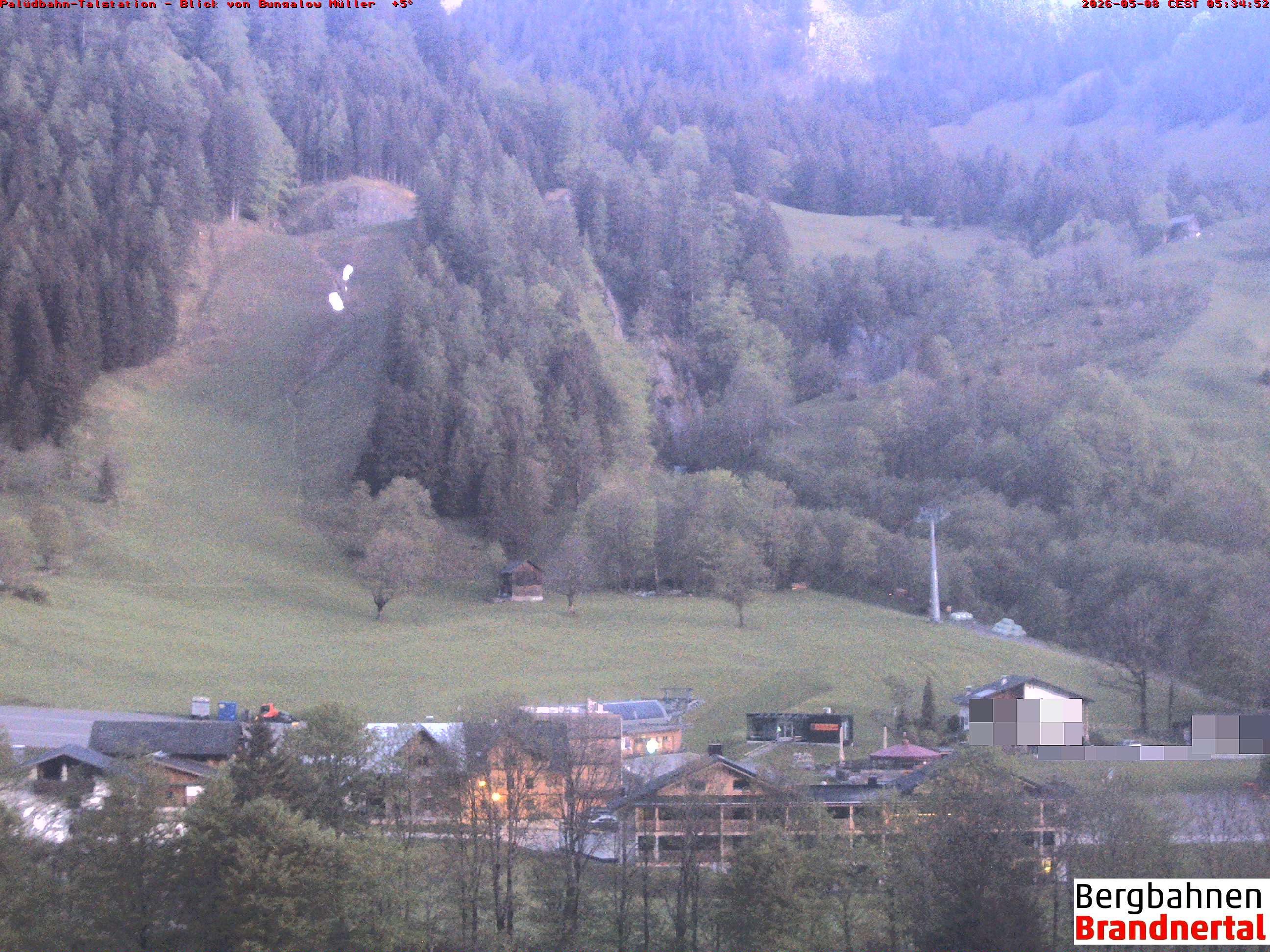 Blick auf Palüdbahn von Bungalow Müller