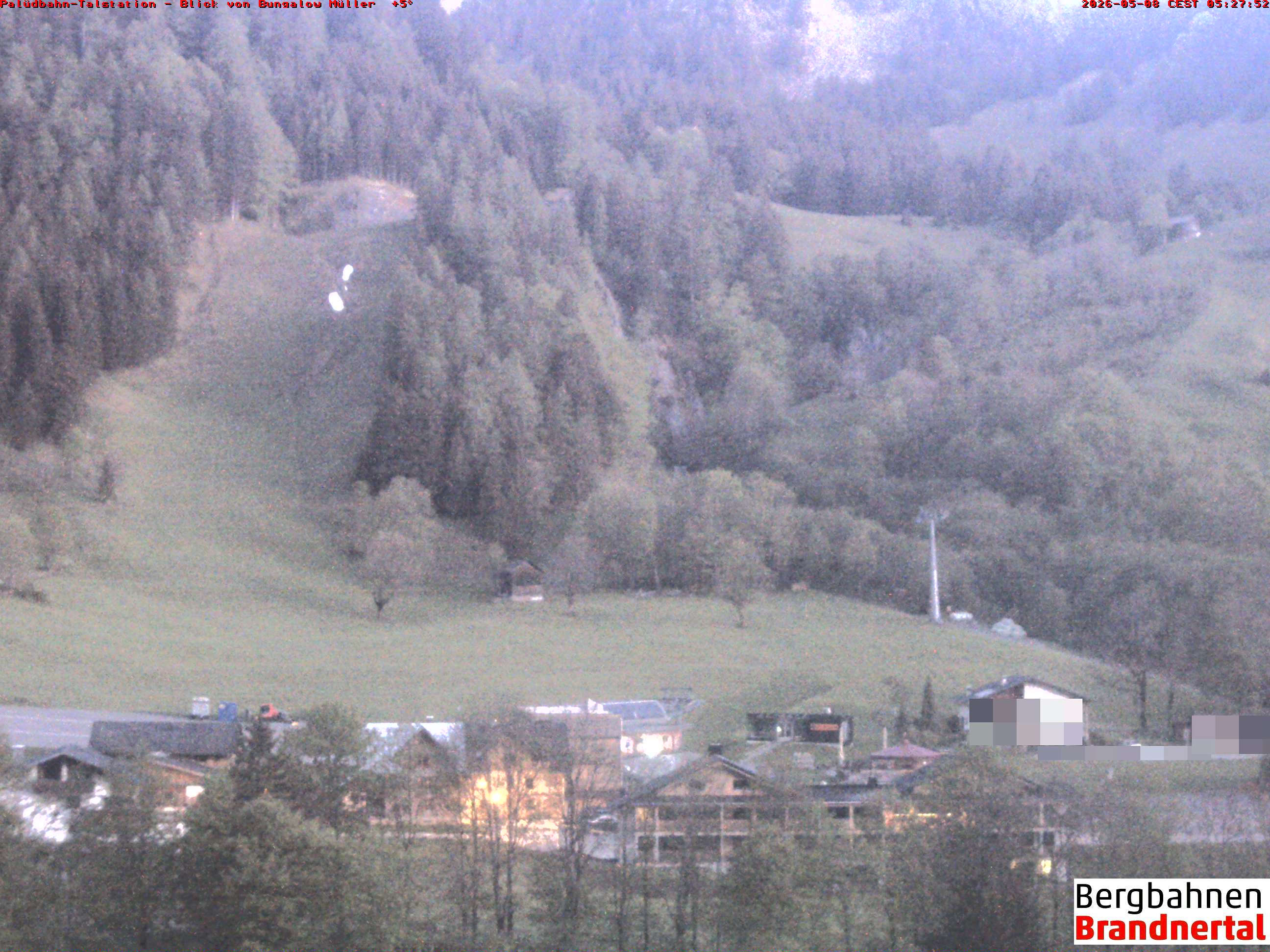 Blick auf Palüdbahn von Bungalow Müller