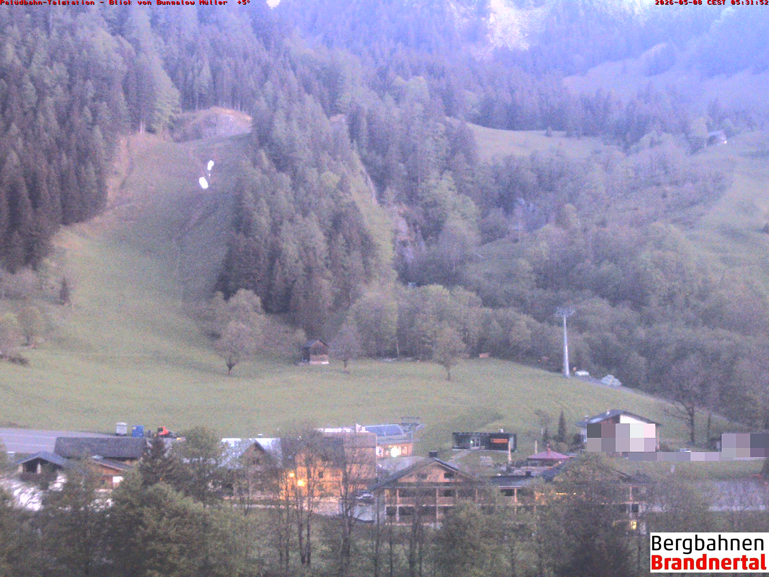 Blick auf Palüdbahn von Bungalow Müller