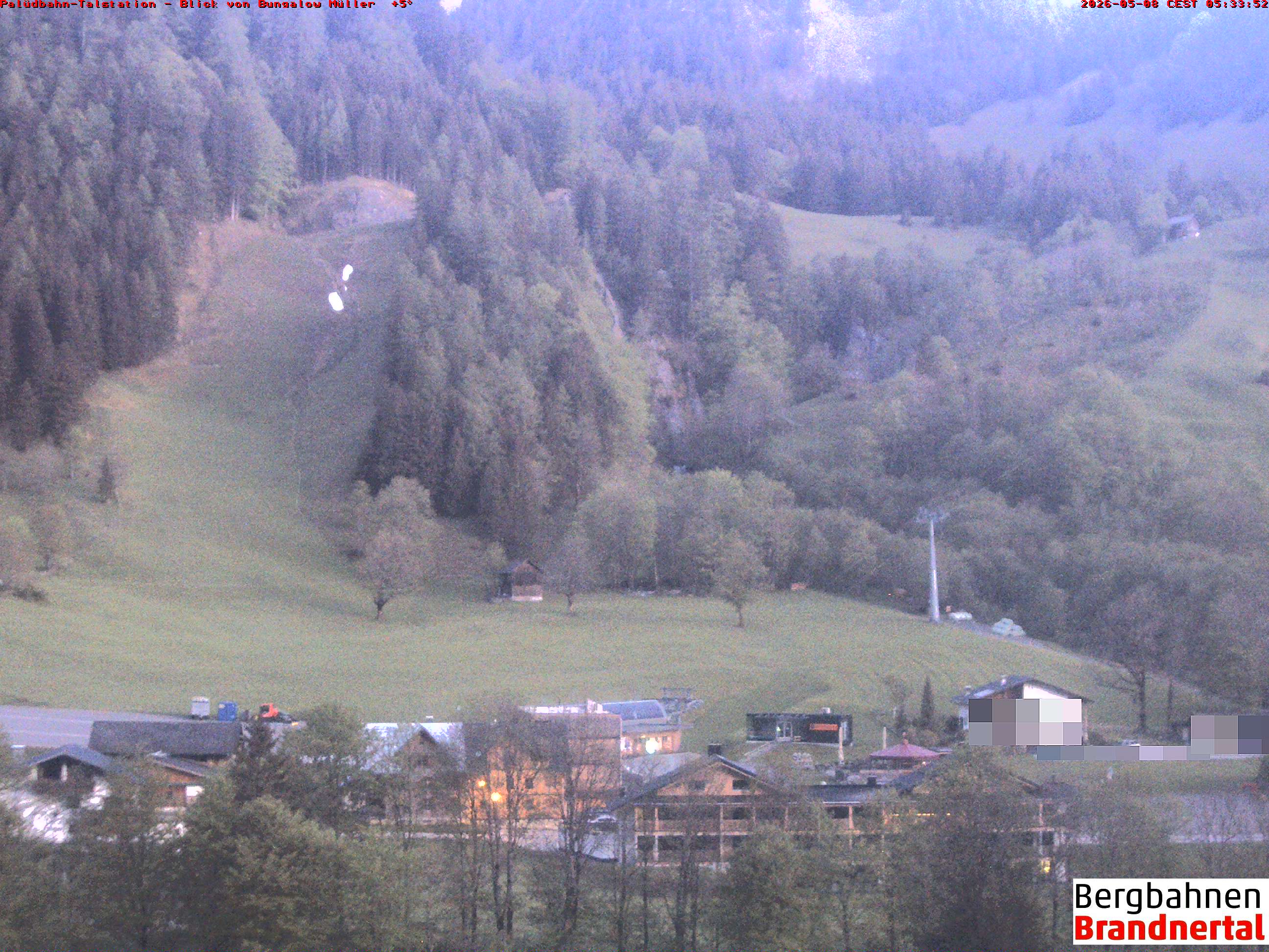 Blick auf Palüdbahn von Bungalow Müller