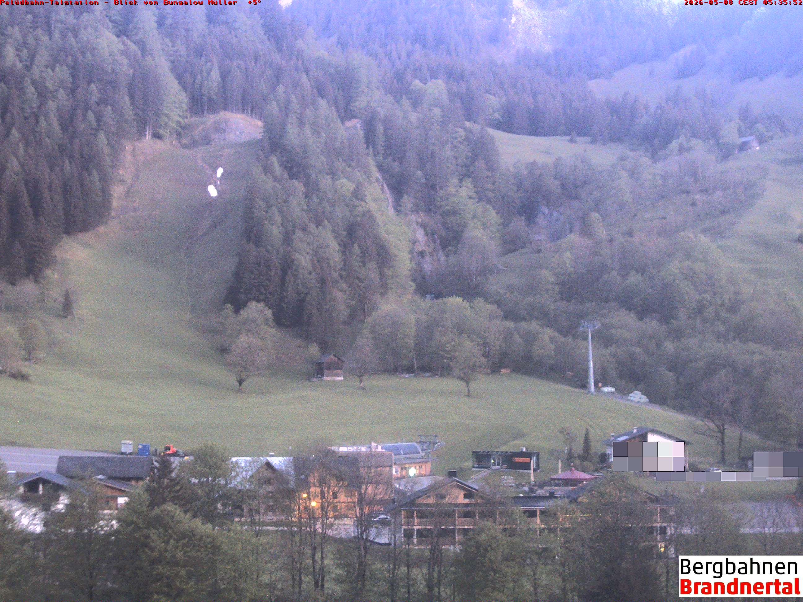 Blick auf Palüdbahn von Bungalow Müller