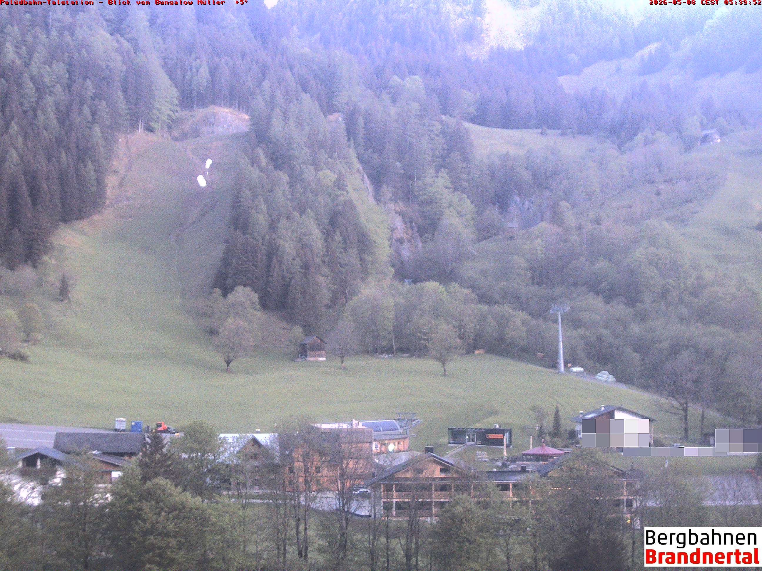 Blick auf Palüdbahn von Bungalow Müller
