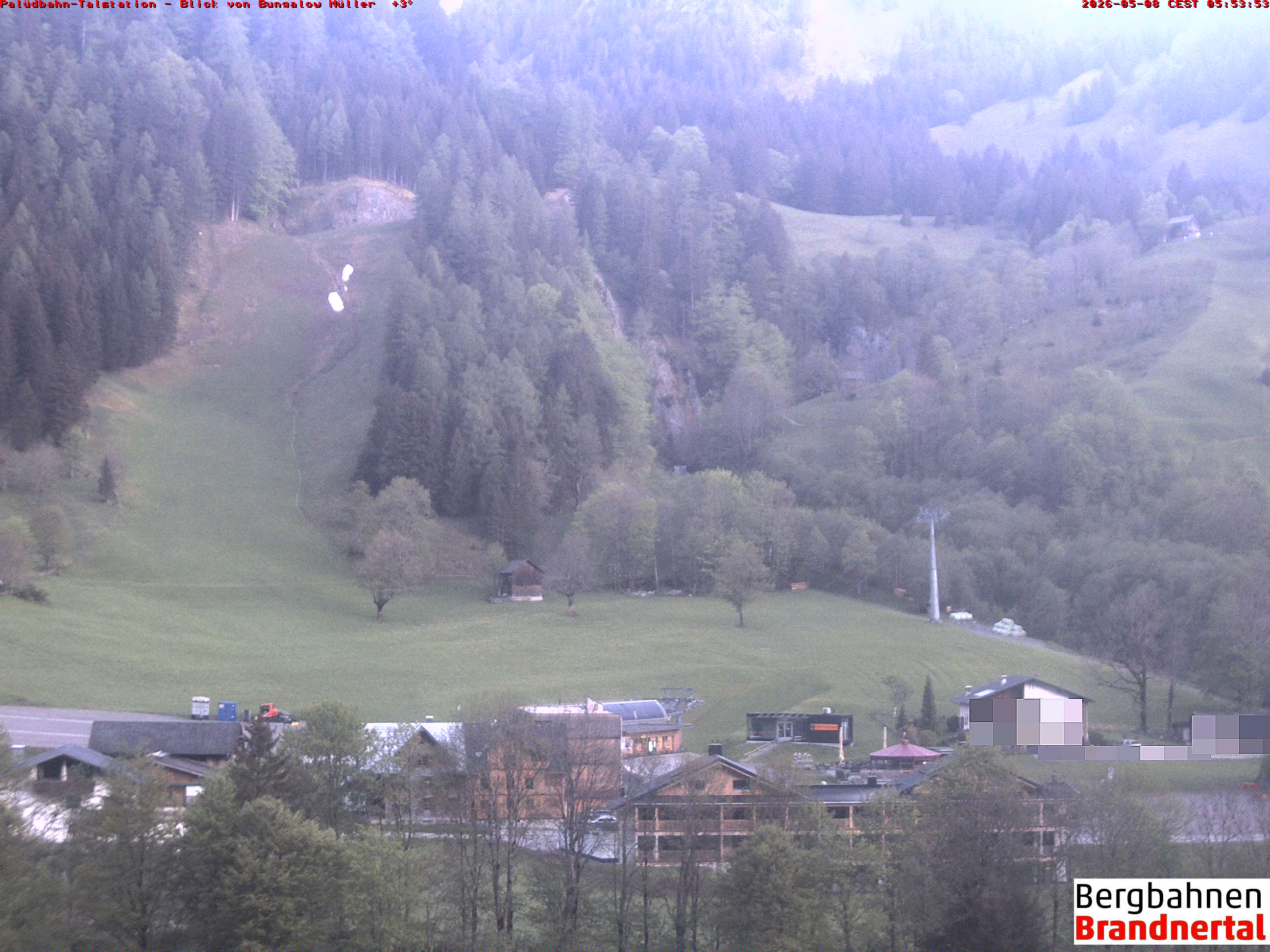 Blick auf Palüdbahn von Bungalow Müller