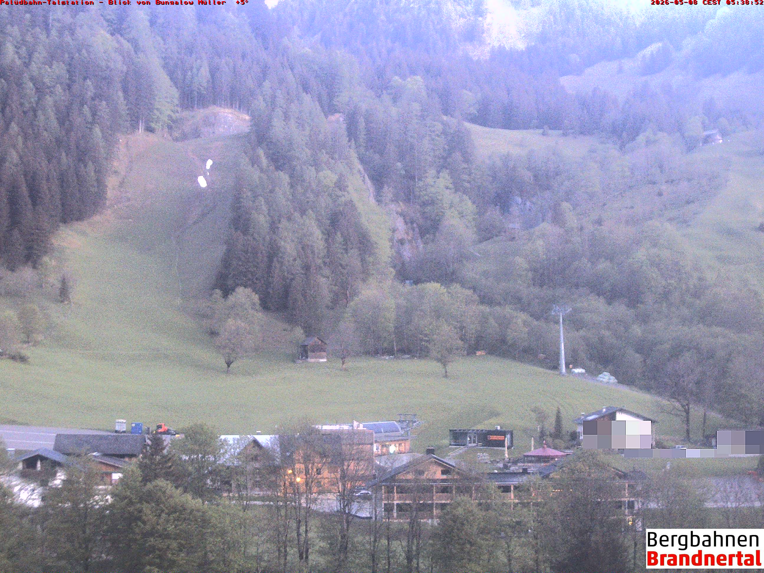 Blick auf Palüdbahn von Bungalow Müller