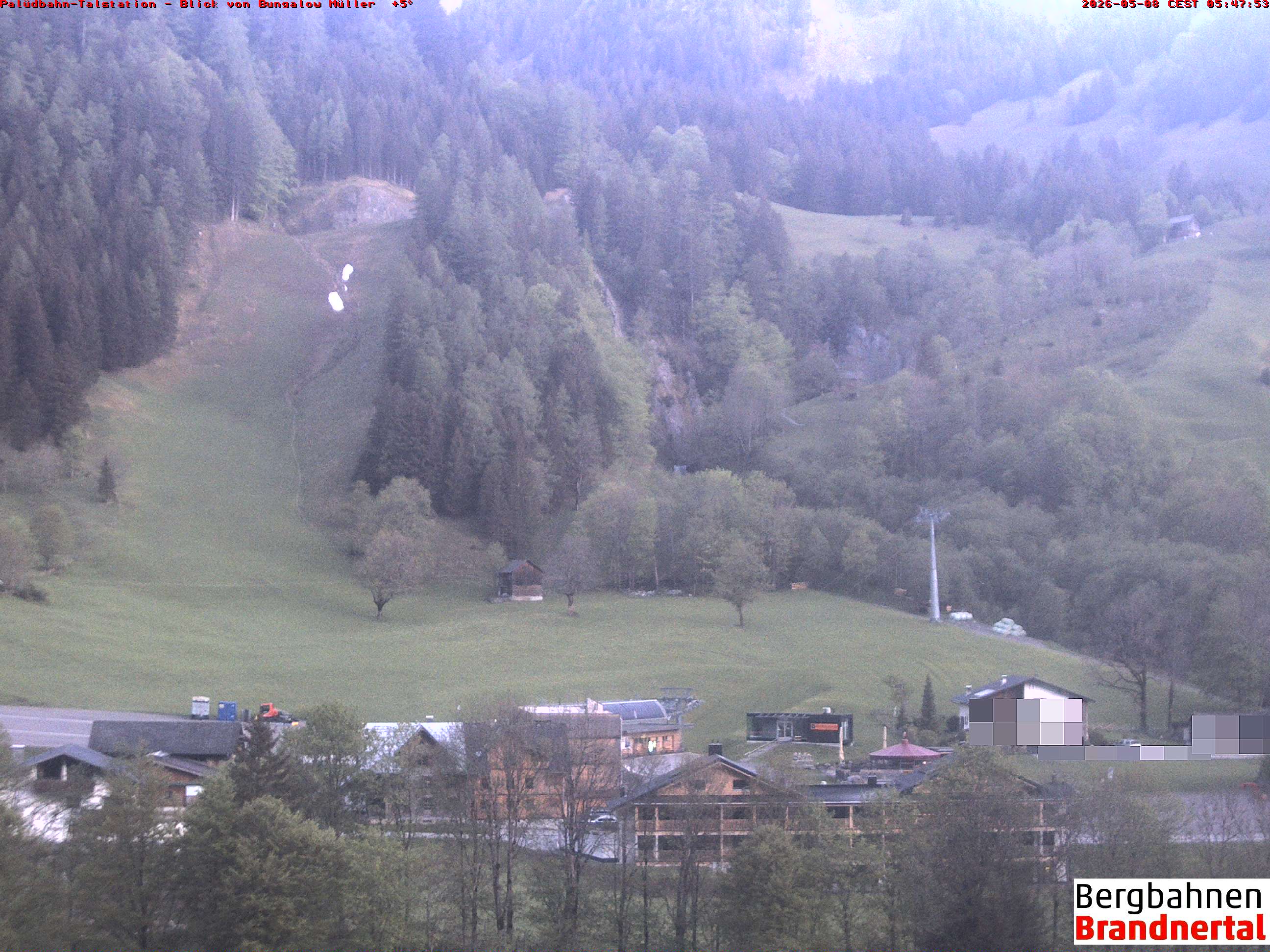 Blick auf Palüdbahn von Bungalow Müller