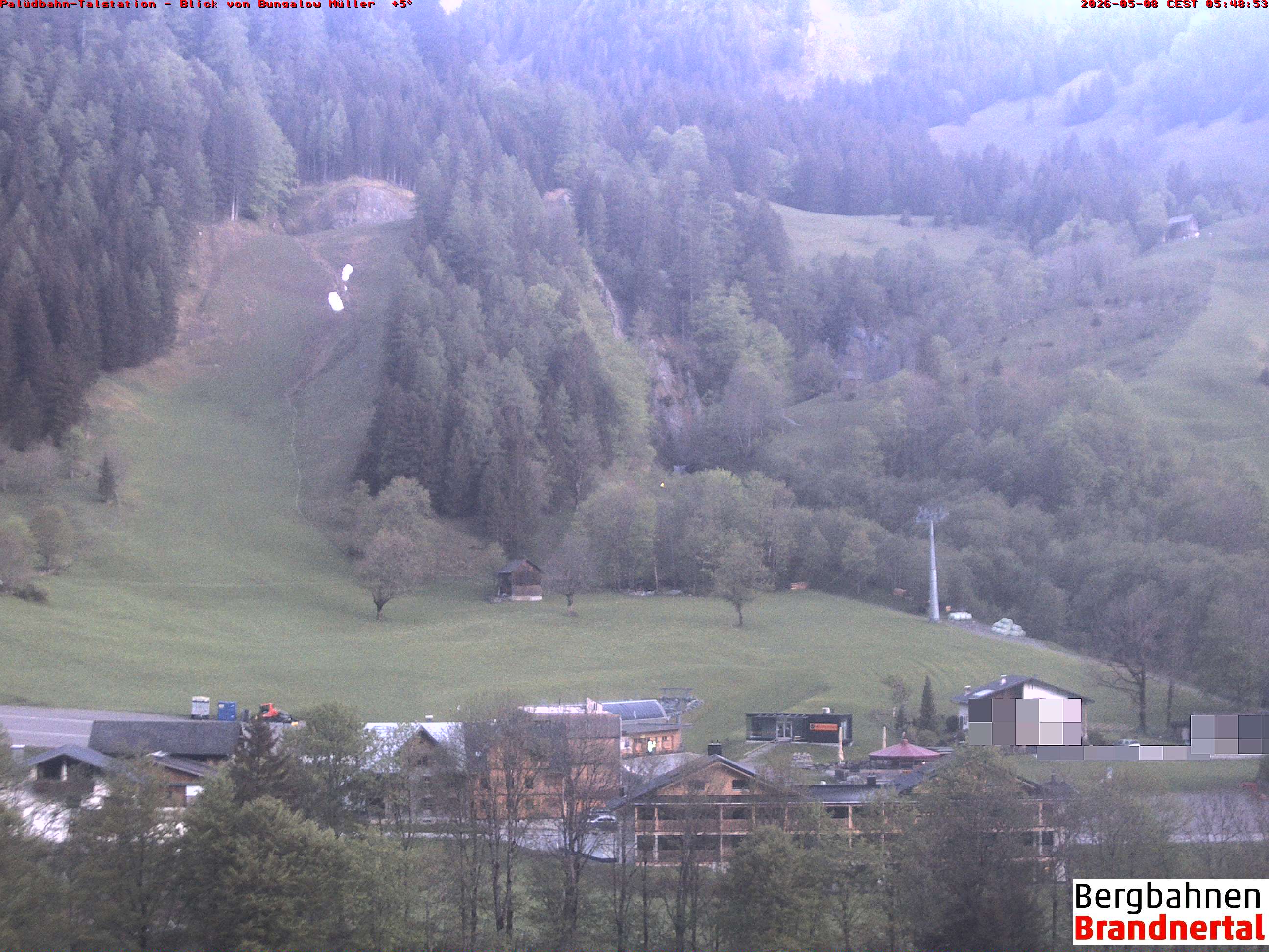 Blick auf Palüdbahn von Bungalow Müller