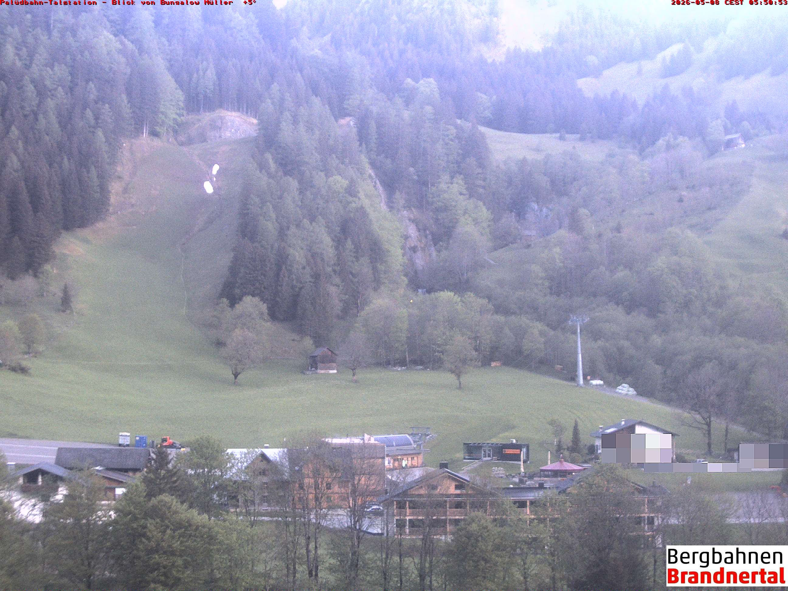 Blick auf Palüdbahn von Bungalow Müller