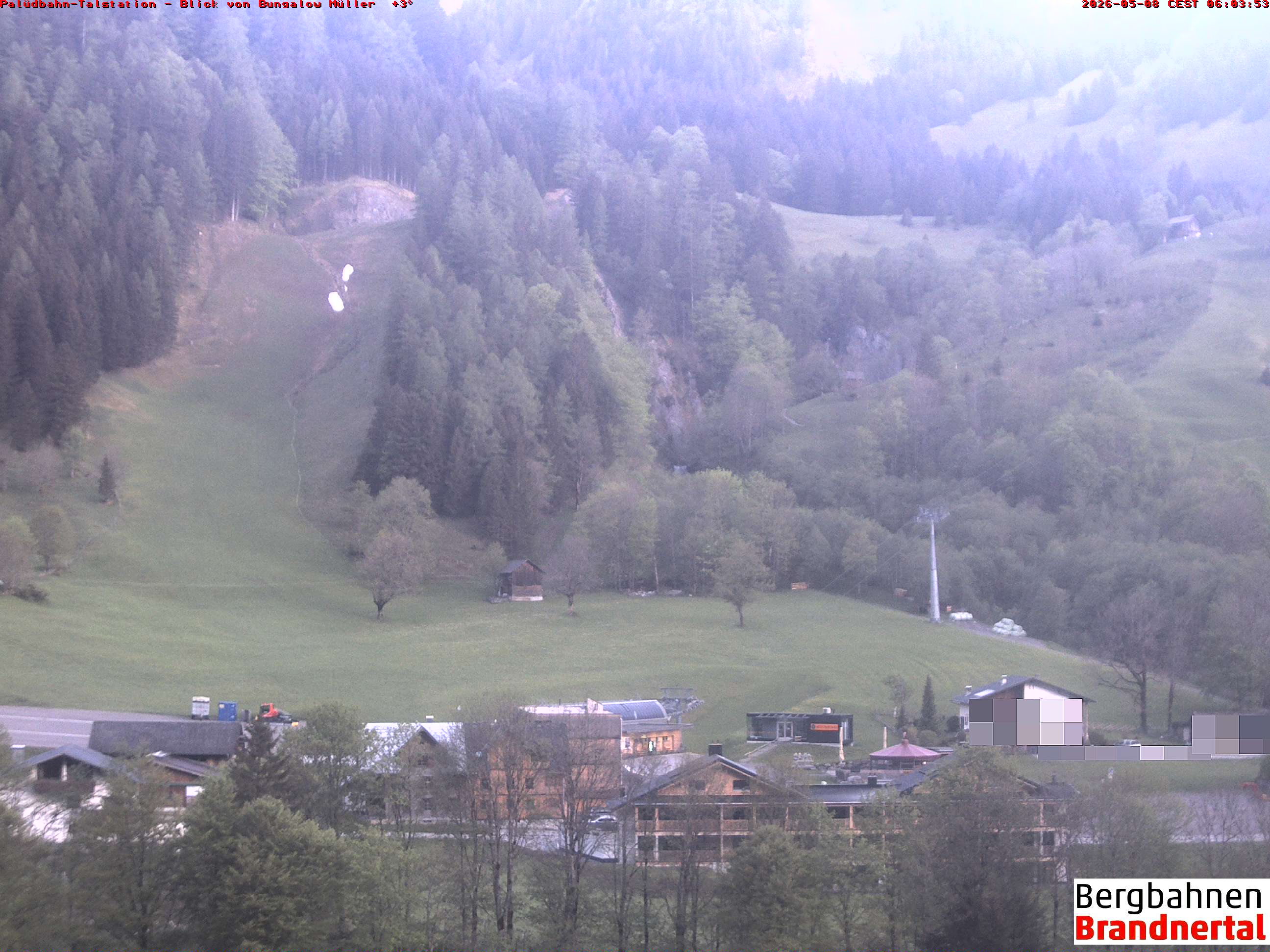 Blick auf Palüdbahn von Bungalow Müller