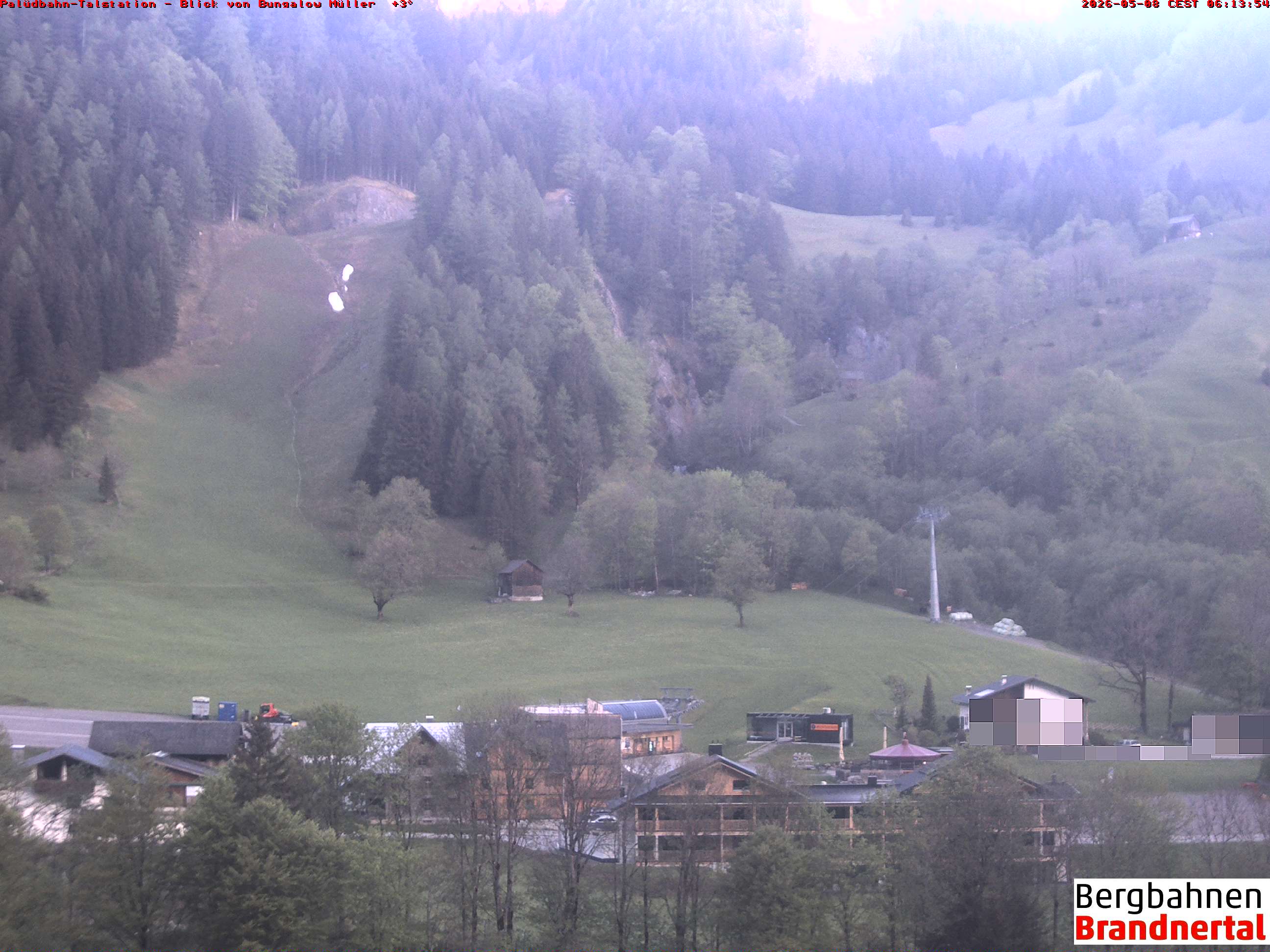Blick auf Palüdbahn von Bungalow Müller