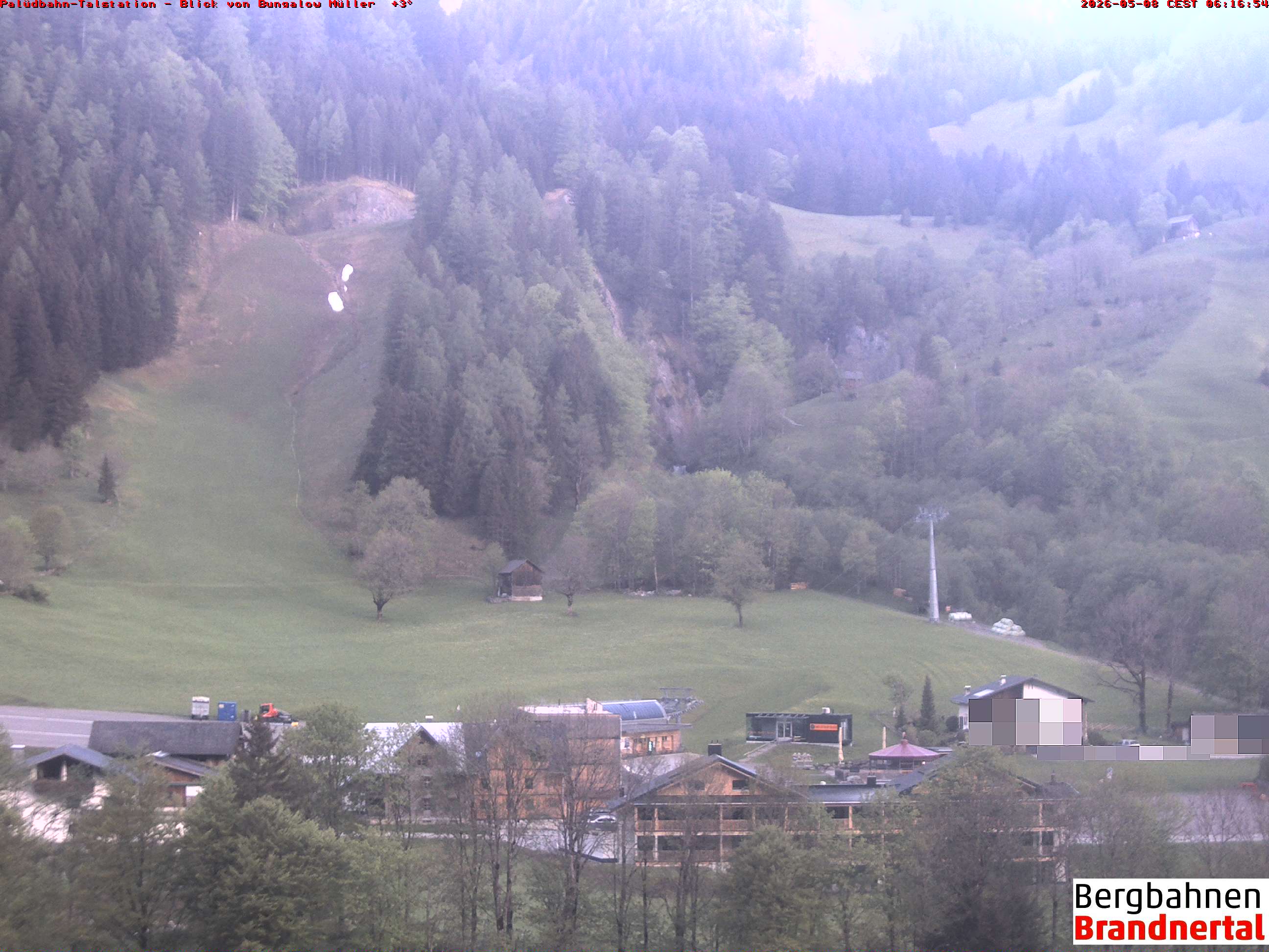 Blick auf Palüdbahn von Bungalow Müller