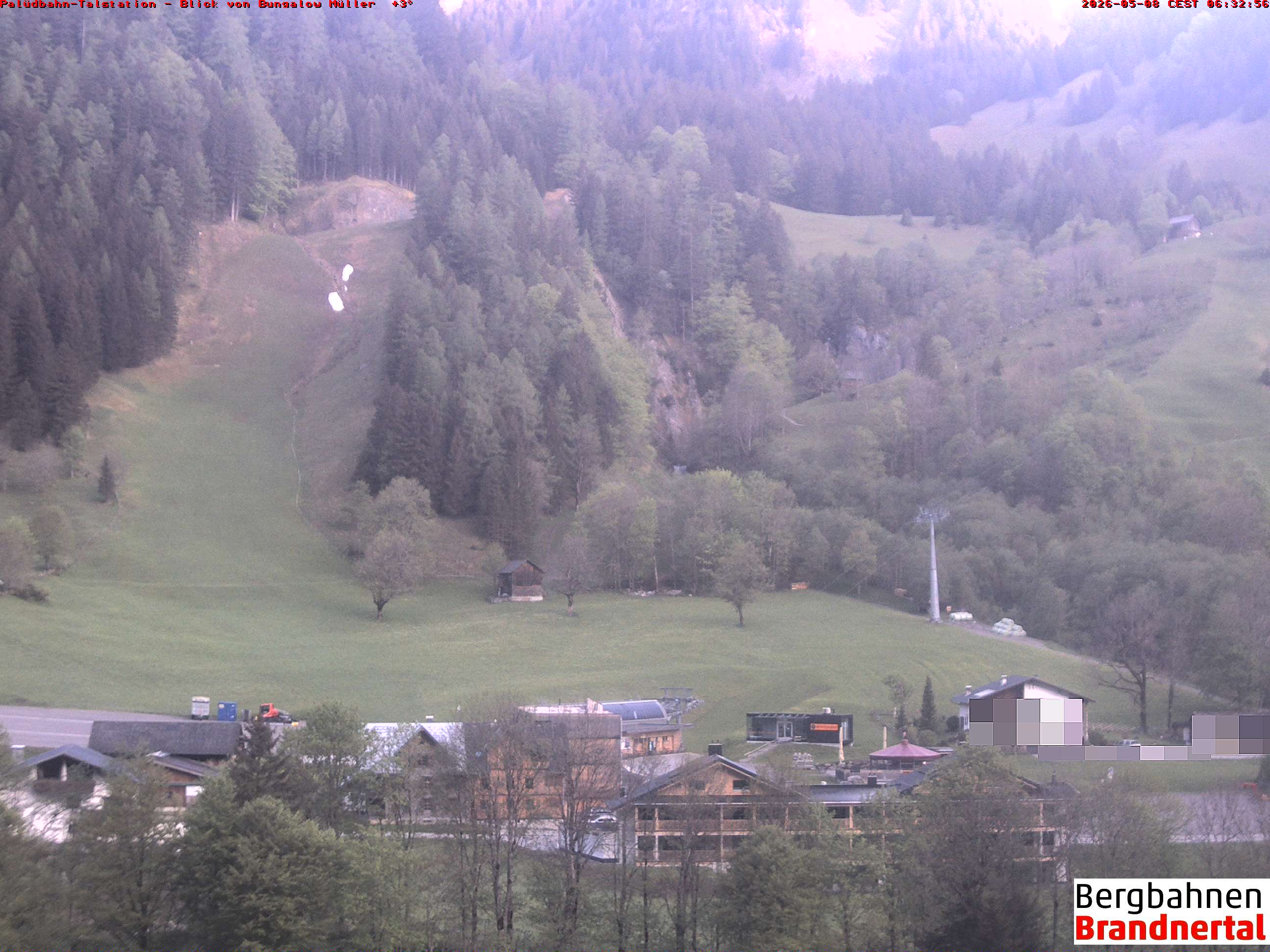 Blick auf Palüdbahn von Bungalow Müller