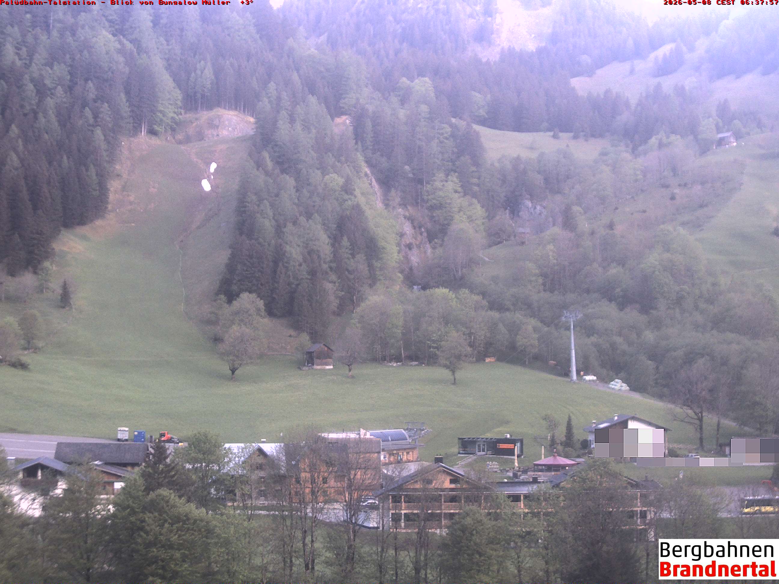 Blick auf Palüdbahn von Bungalow Müller
