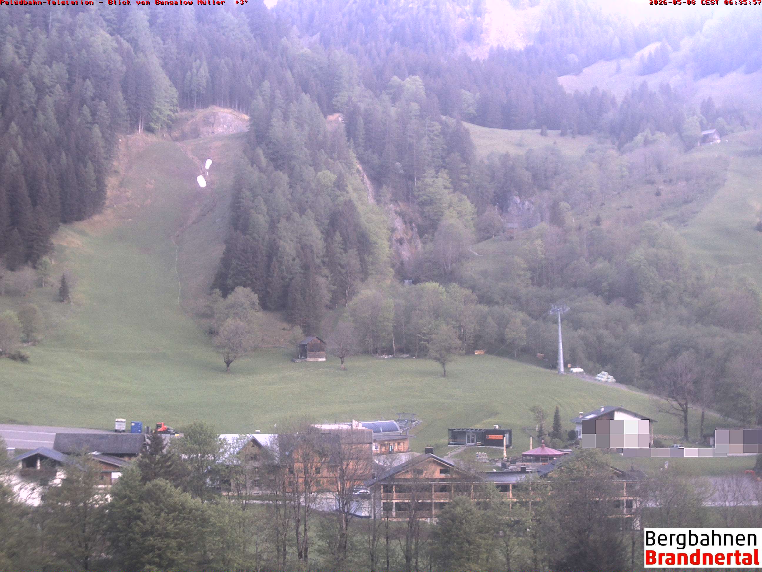 Blick auf Palüdbahn von Bungalow Müller