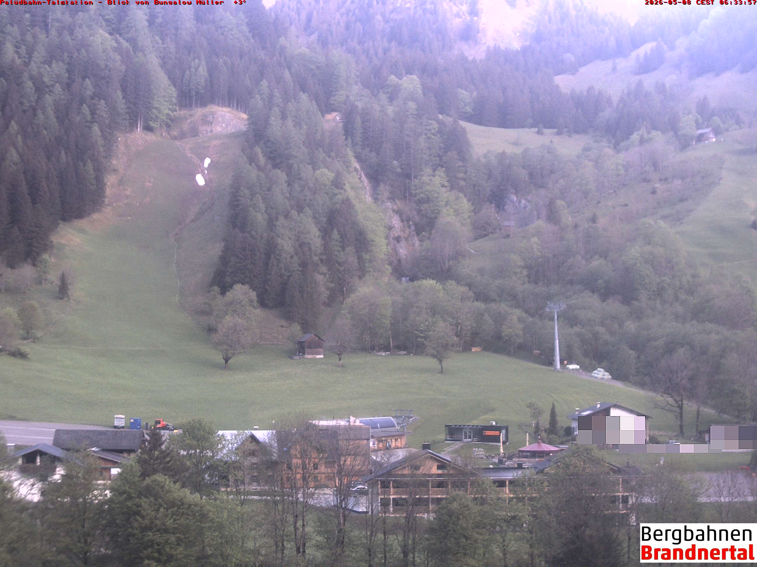 Blick auf Palüdbahn von Bungalow Müller
