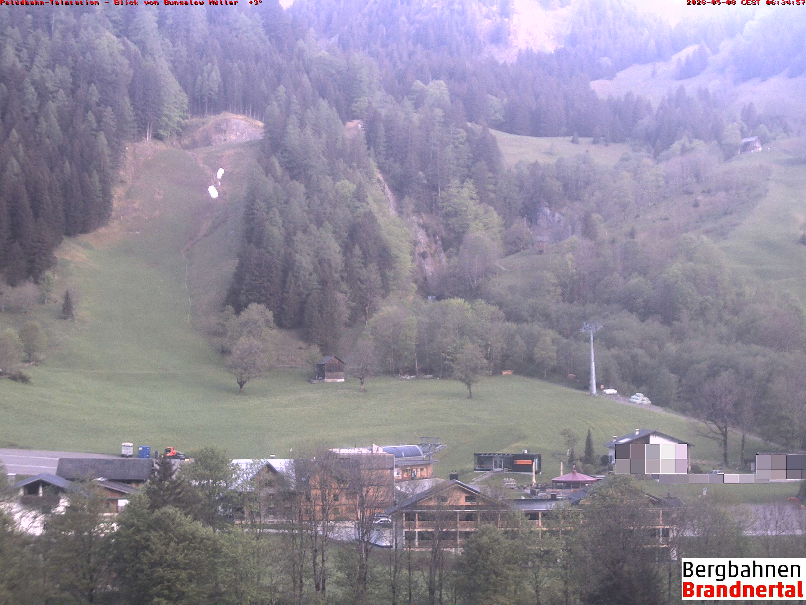 Blick auf Palüdbahn von Bungalow Müller