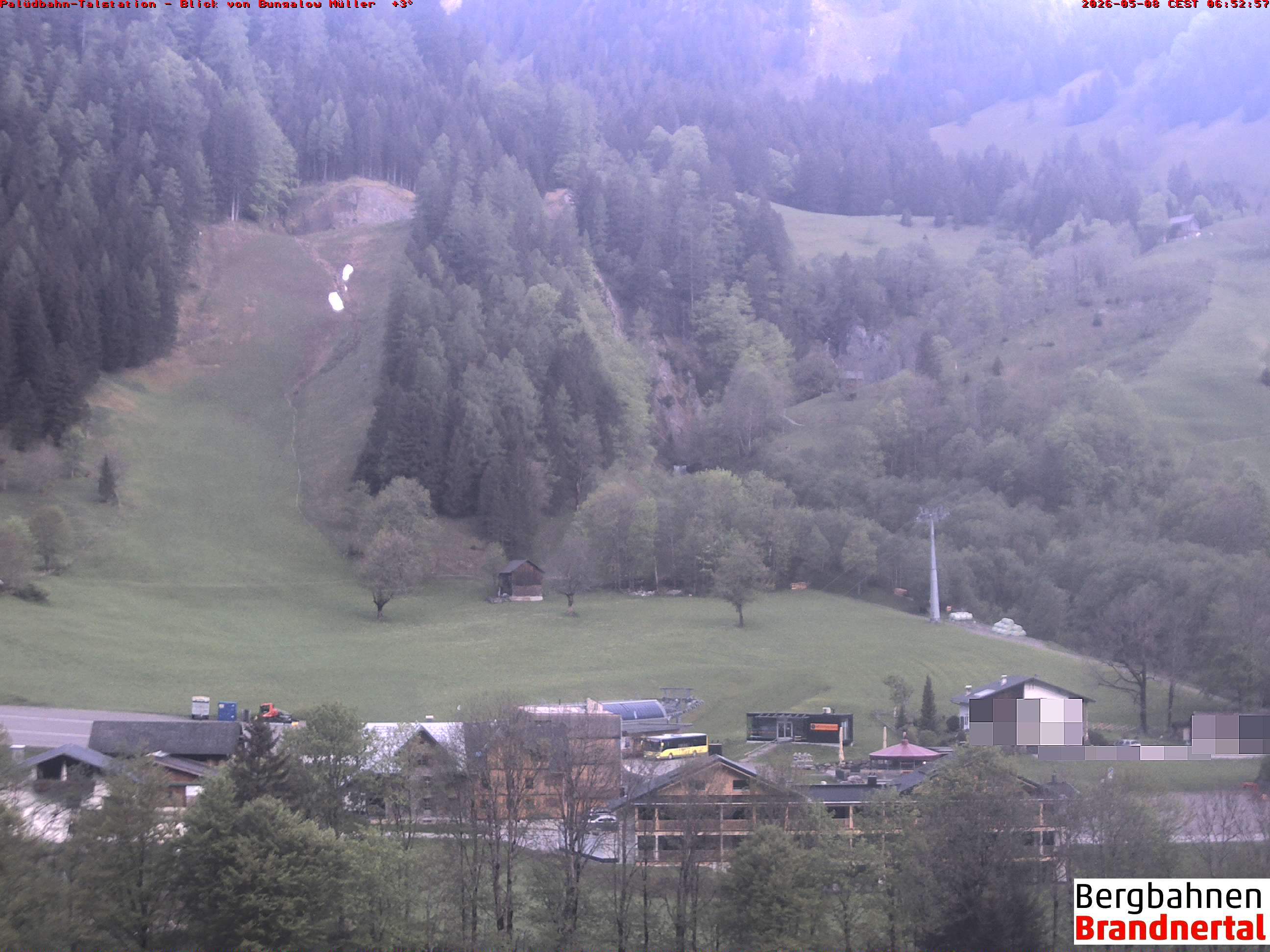 Blick auf Palüdbahn von Bungalow Müller