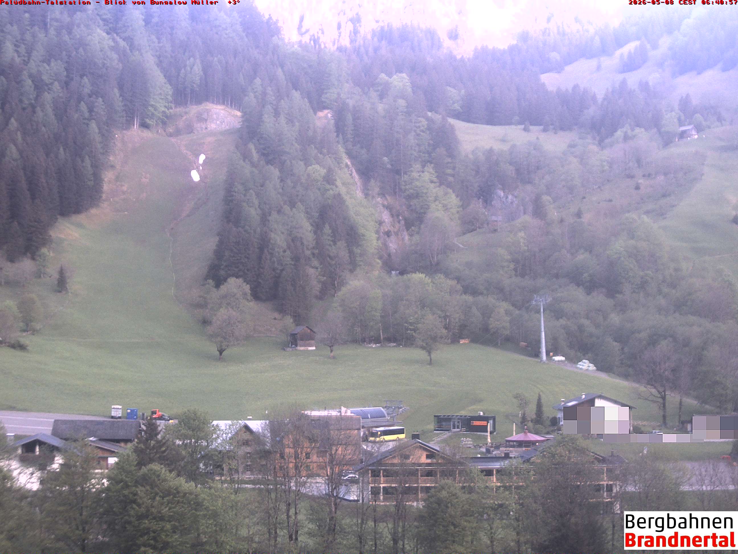 Blick auf Palüdbahn von Bungalow Müller
