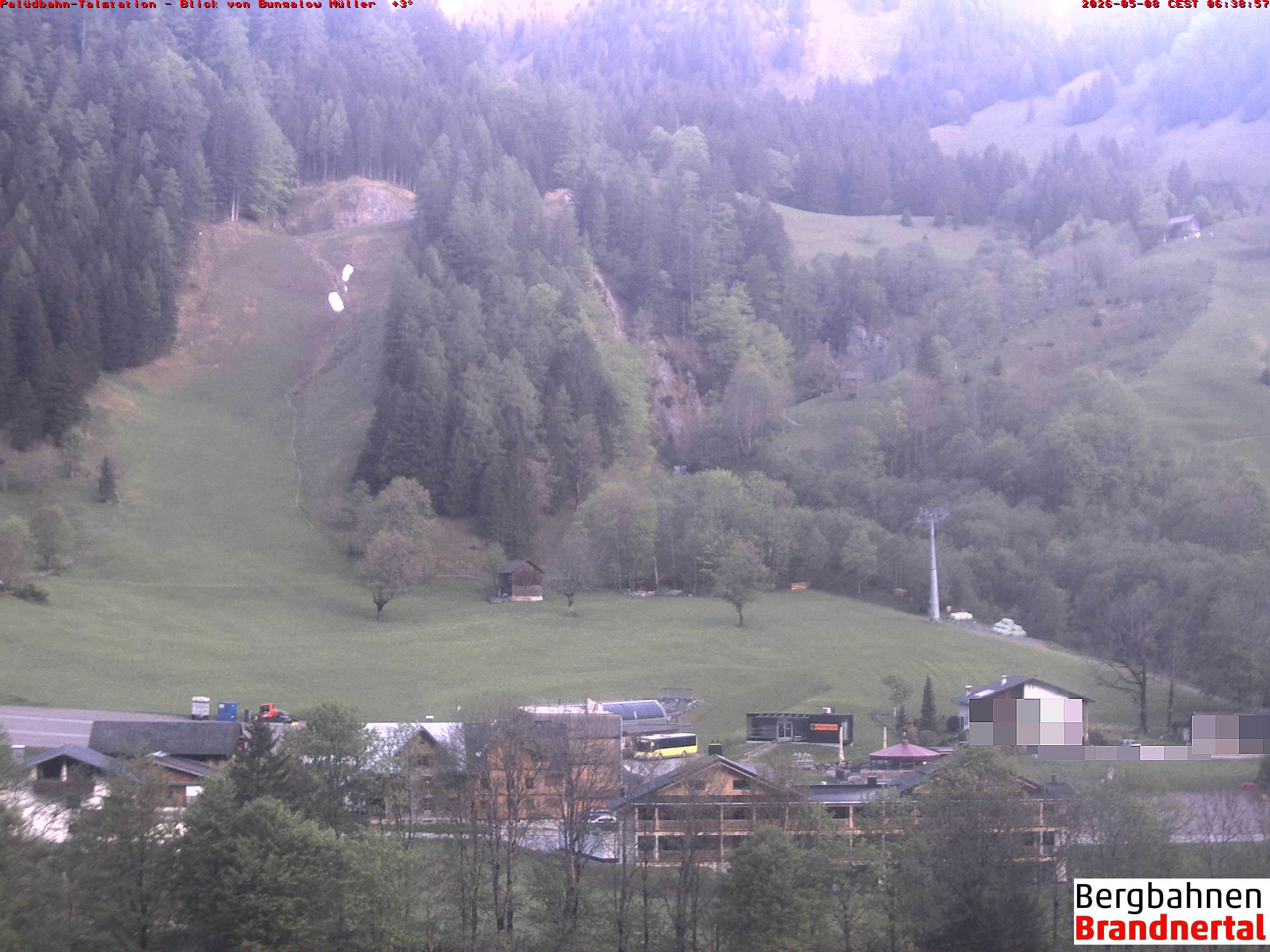 Blick auf Palüdbahn von Bungalow Müller