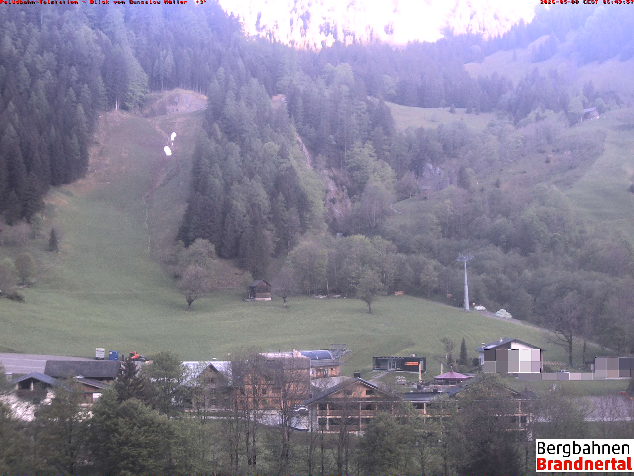Blick auf Palüdbahn von Bungalow Müller