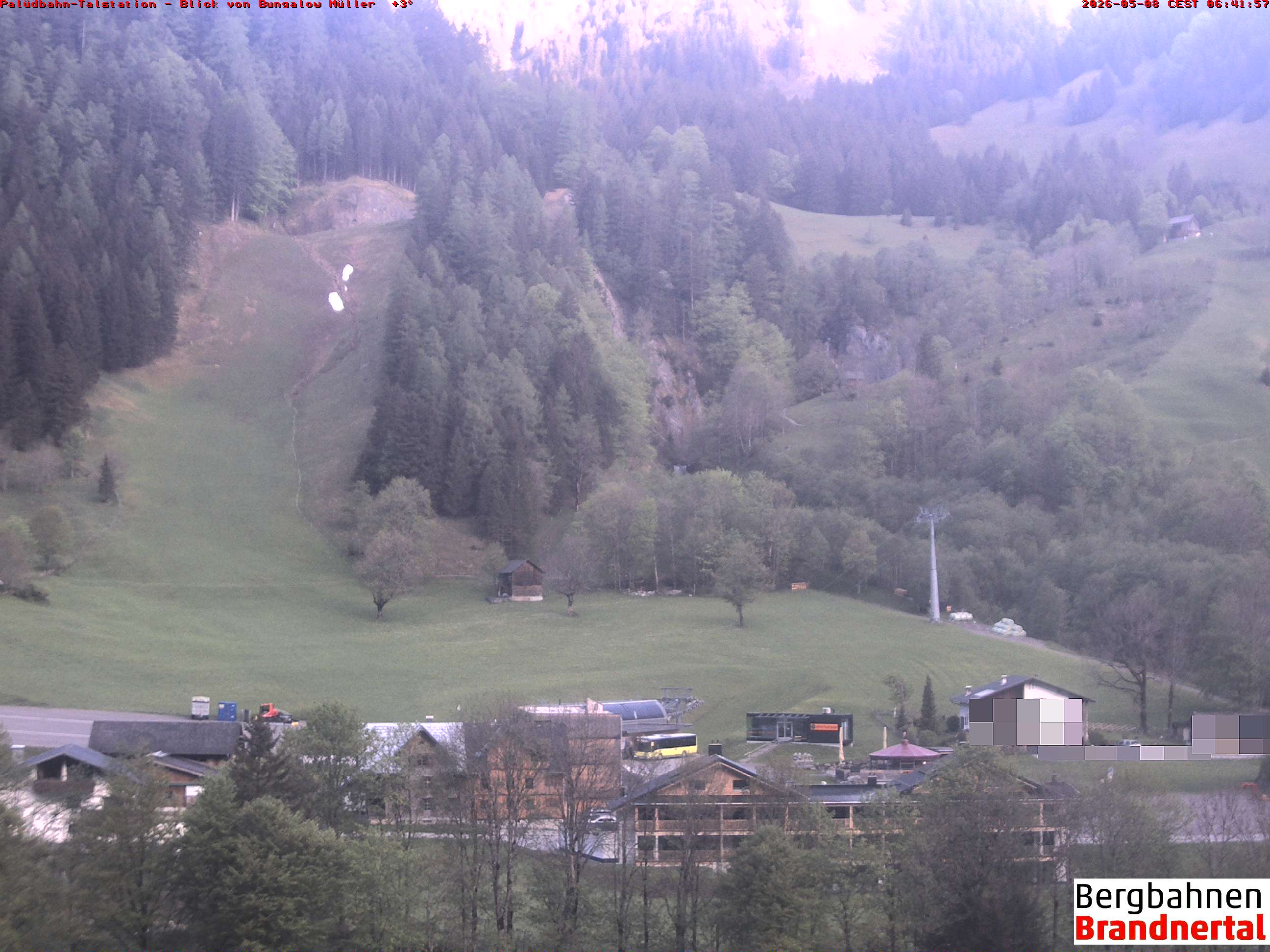 Blick auf Palüdbahn von Bungalow Müller