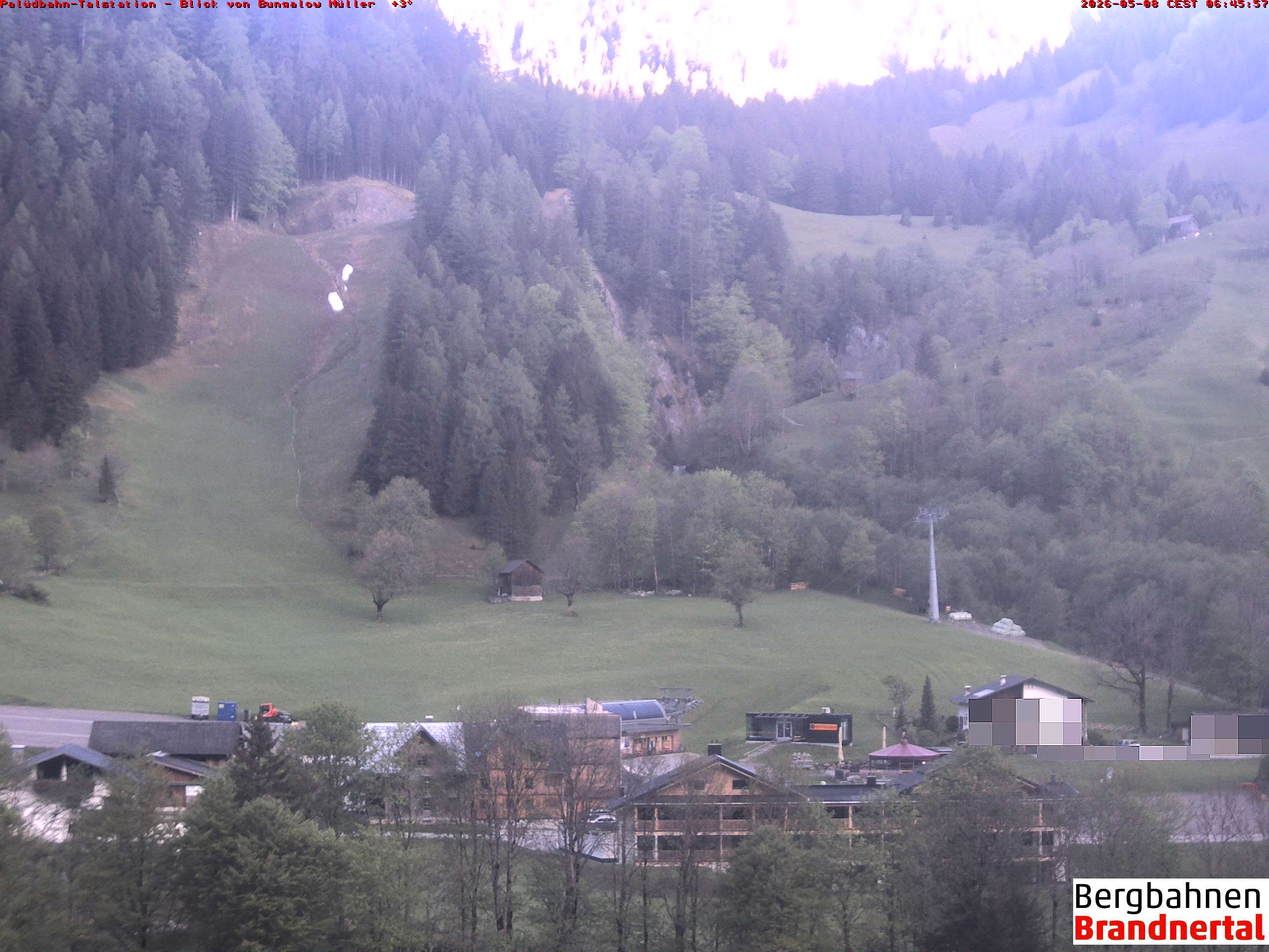 Blick auf Palüdbahn von Bungalow Müller
